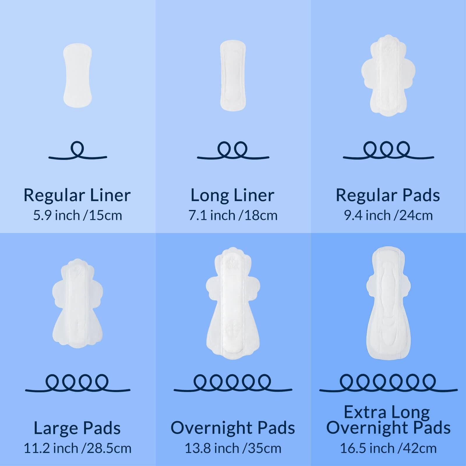 100% Organic Super Long Overnight Pads Extra Overnight, Size 6, 30ct