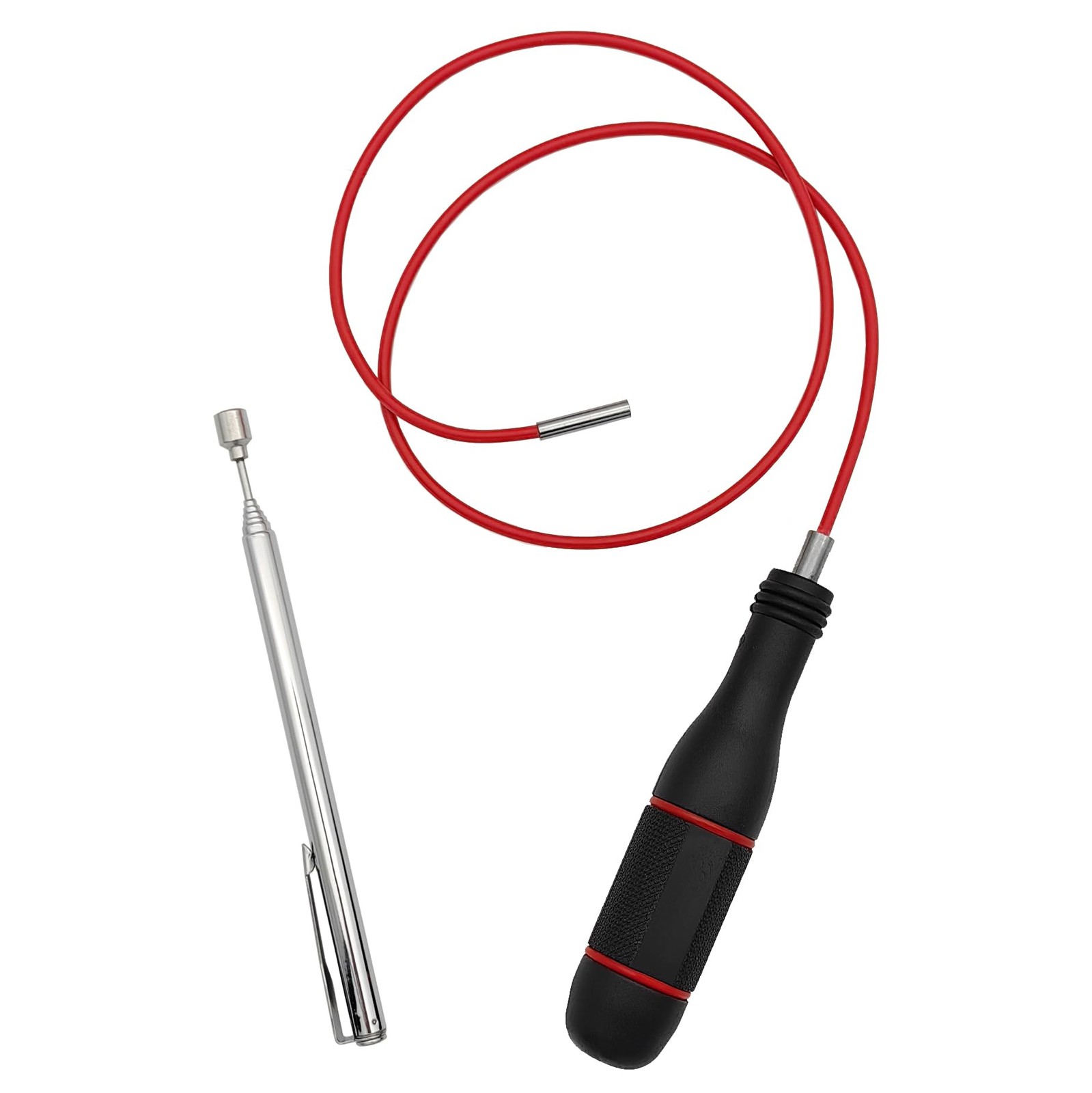 GUTIMORE Magnetic Pickup Tool set, 50g(4mm)&1.5LB, 28″ Flexible and Telescopi…