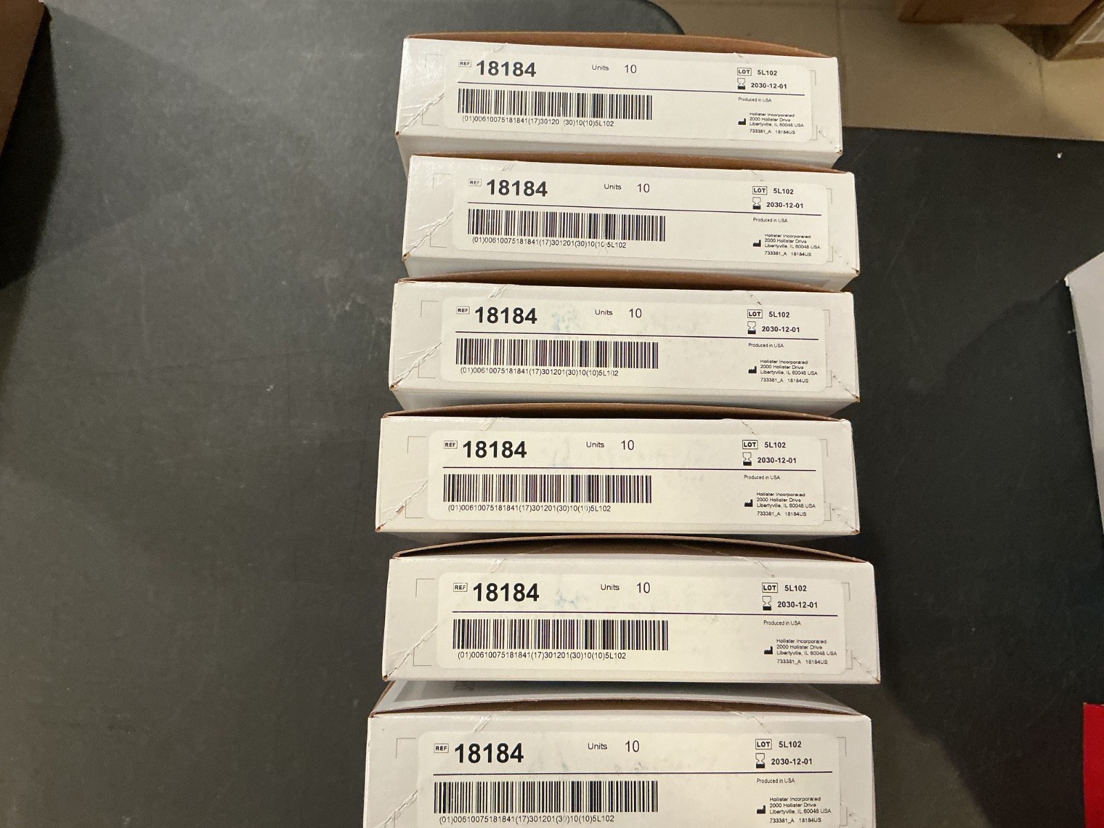 60 (6 boxes of 10) Hollister 18184 New Image Drainable Ostomy Pouch With Filter
