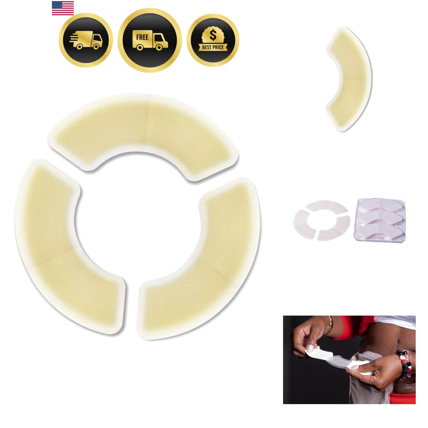 CeraPlus Barrier Extenders, 30 Pack – 3-Piece Configuration, Conforms to Body…