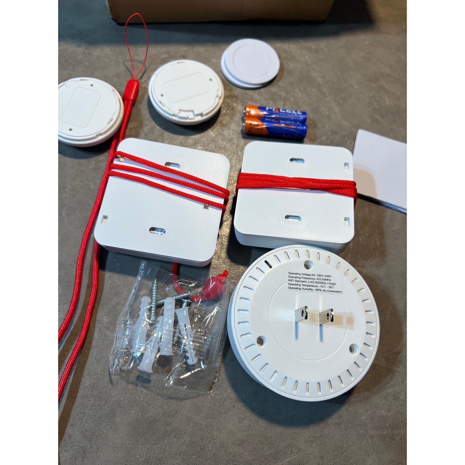 WiFi Caregiver Pager & Call Button With App Alerts, No Monthly Fee, 4 SOS Call
