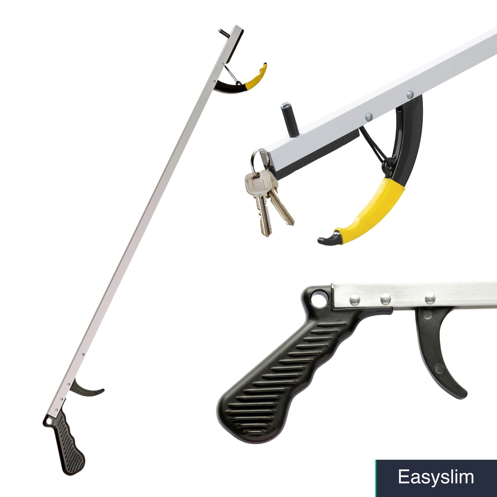 Reacher Grabber Tool 32 Inch Aluminum Lightweight Ergonomic Magnetic Claw