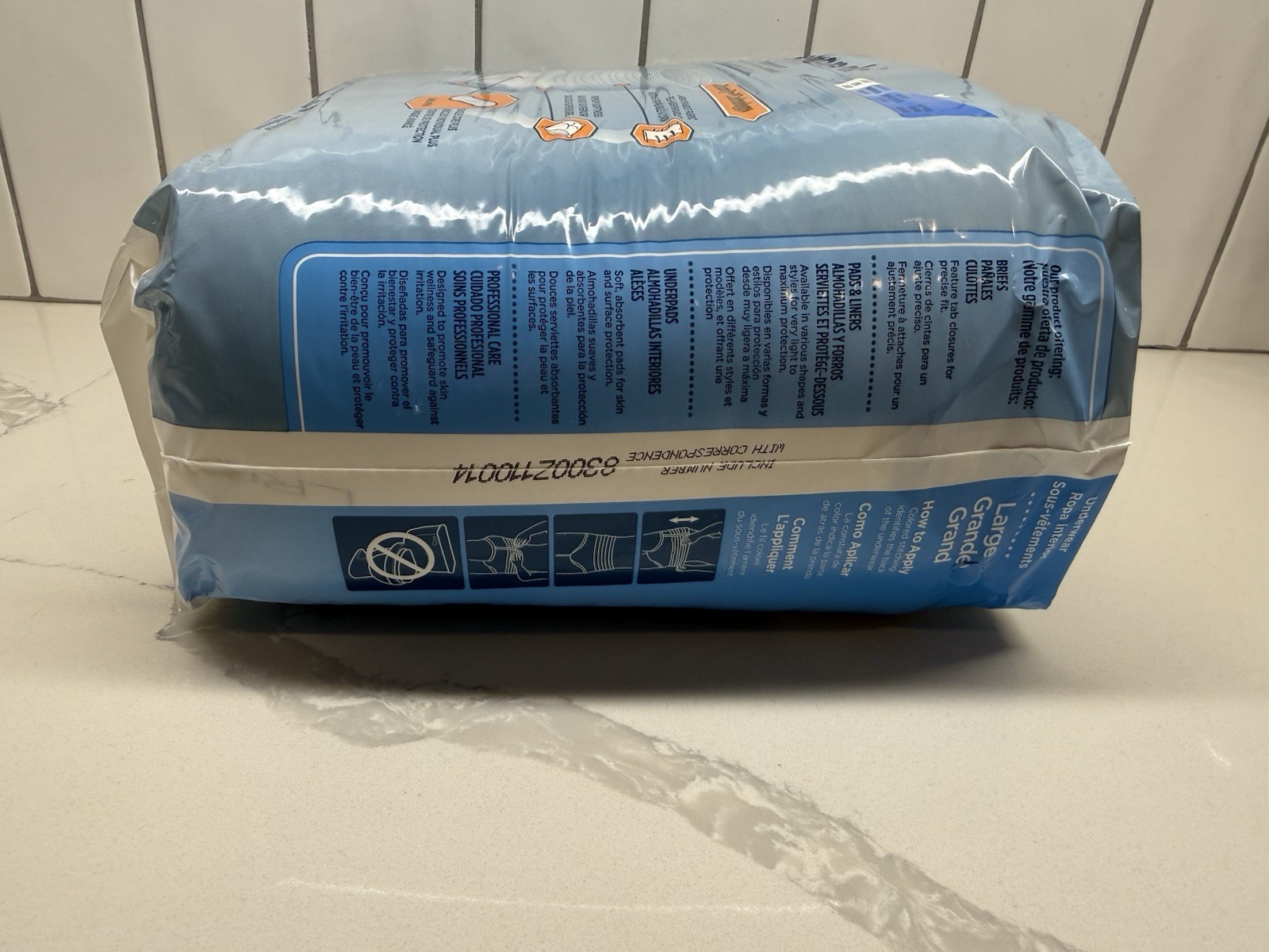 Attends Disposable Underwear Large Maximum Absorbency 18 Ct