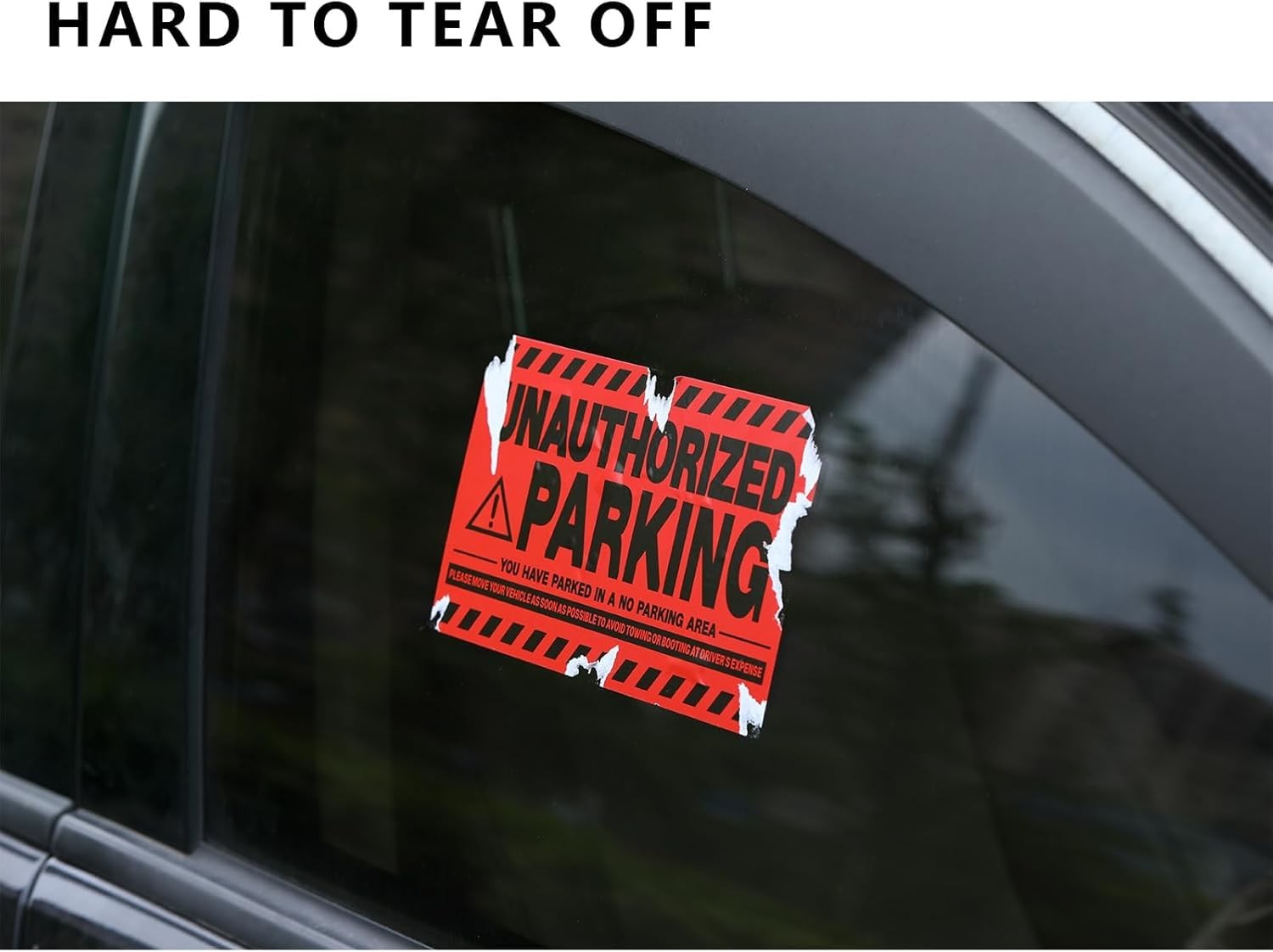 100 Parking Violation Stickers Hard to Remove – Parking Tickets – No Parking