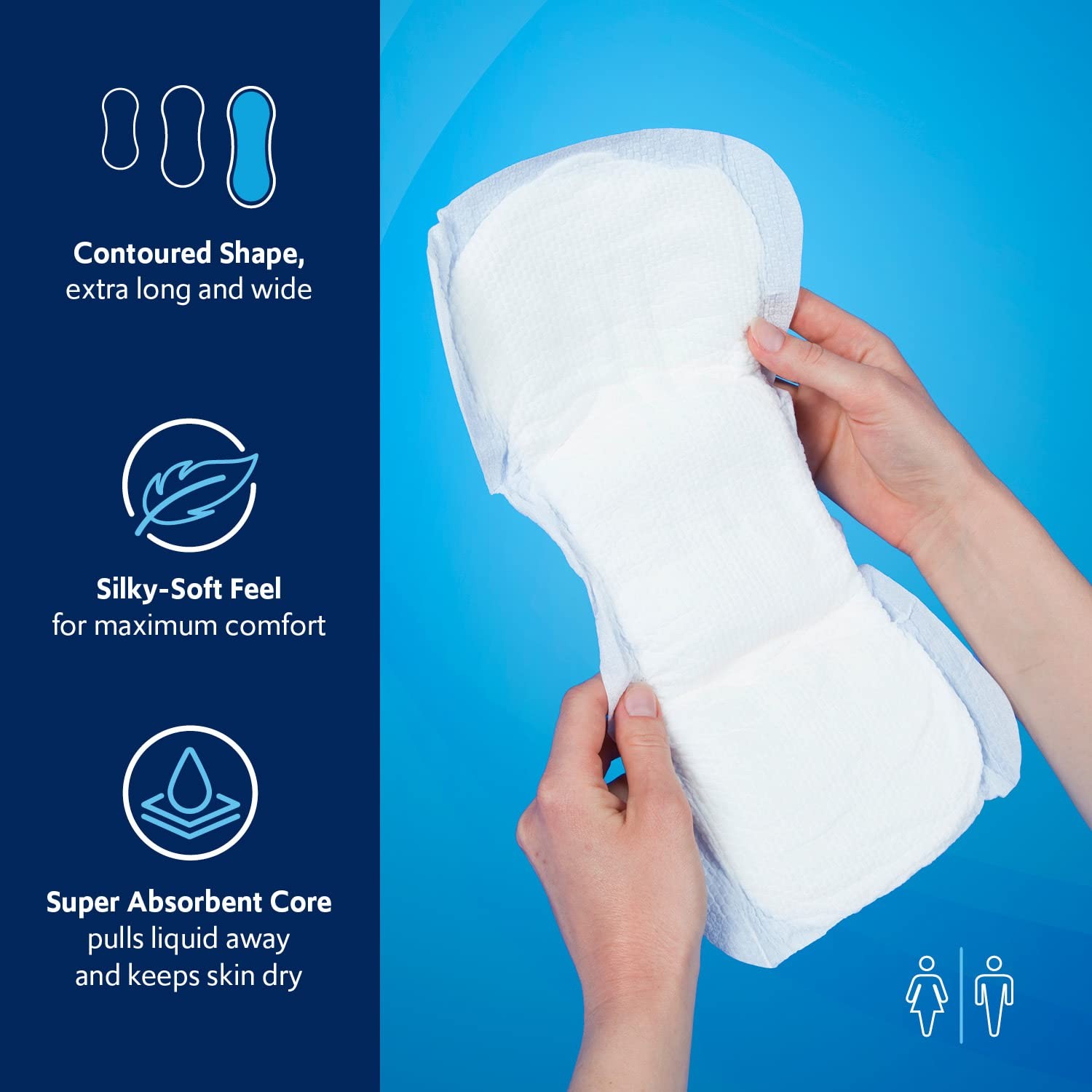 Ultimate Booster Pads for Women & Men Extra-Absorbent Overnight Diaper Insert…