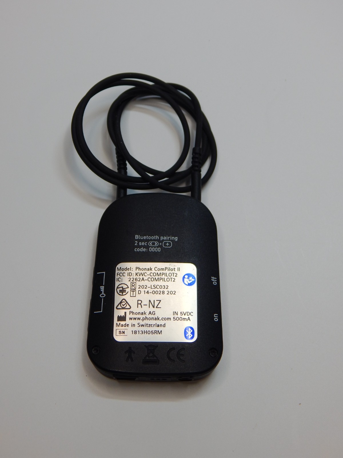 Phonak Charger Case Sonova AG + ComPilot II + Extras