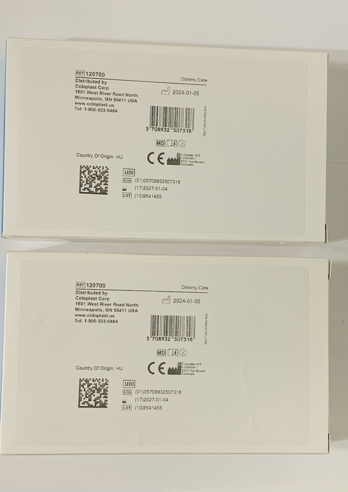 2 Boxes Coloplast 120700 Brava Elastic Barrier Strips Exp. 2027/01