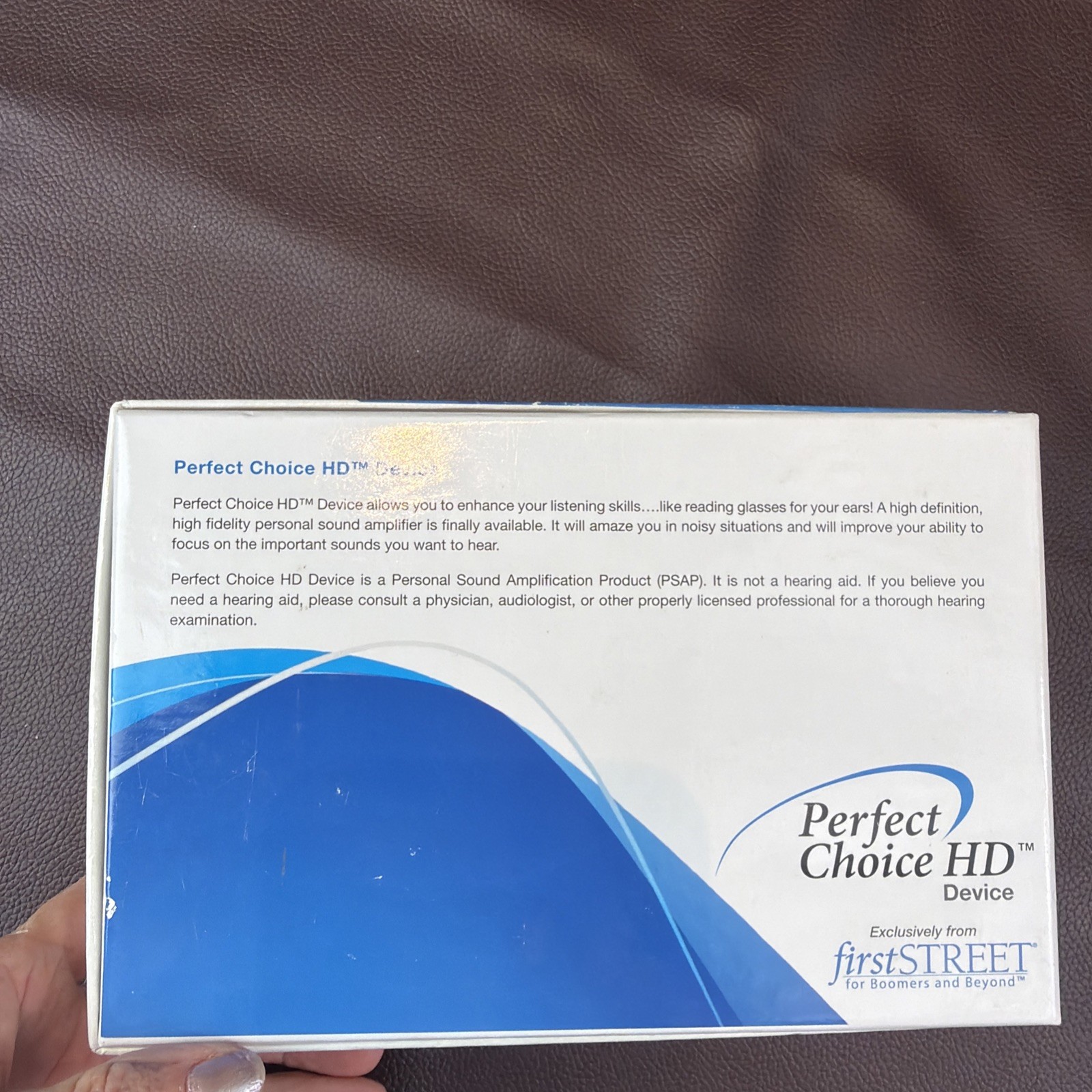 First Street Perfect Choice Ultra Hd Hearing Aids Left Right