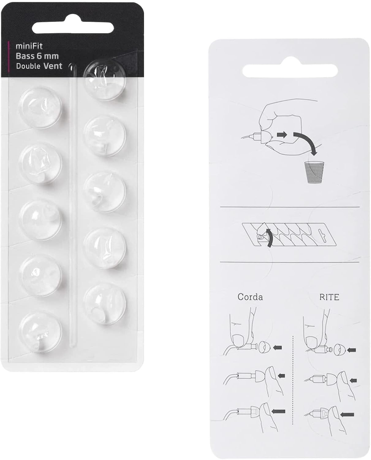 Oticon MiniFit Bass Domes – Replacement Hearing Aid Supplies