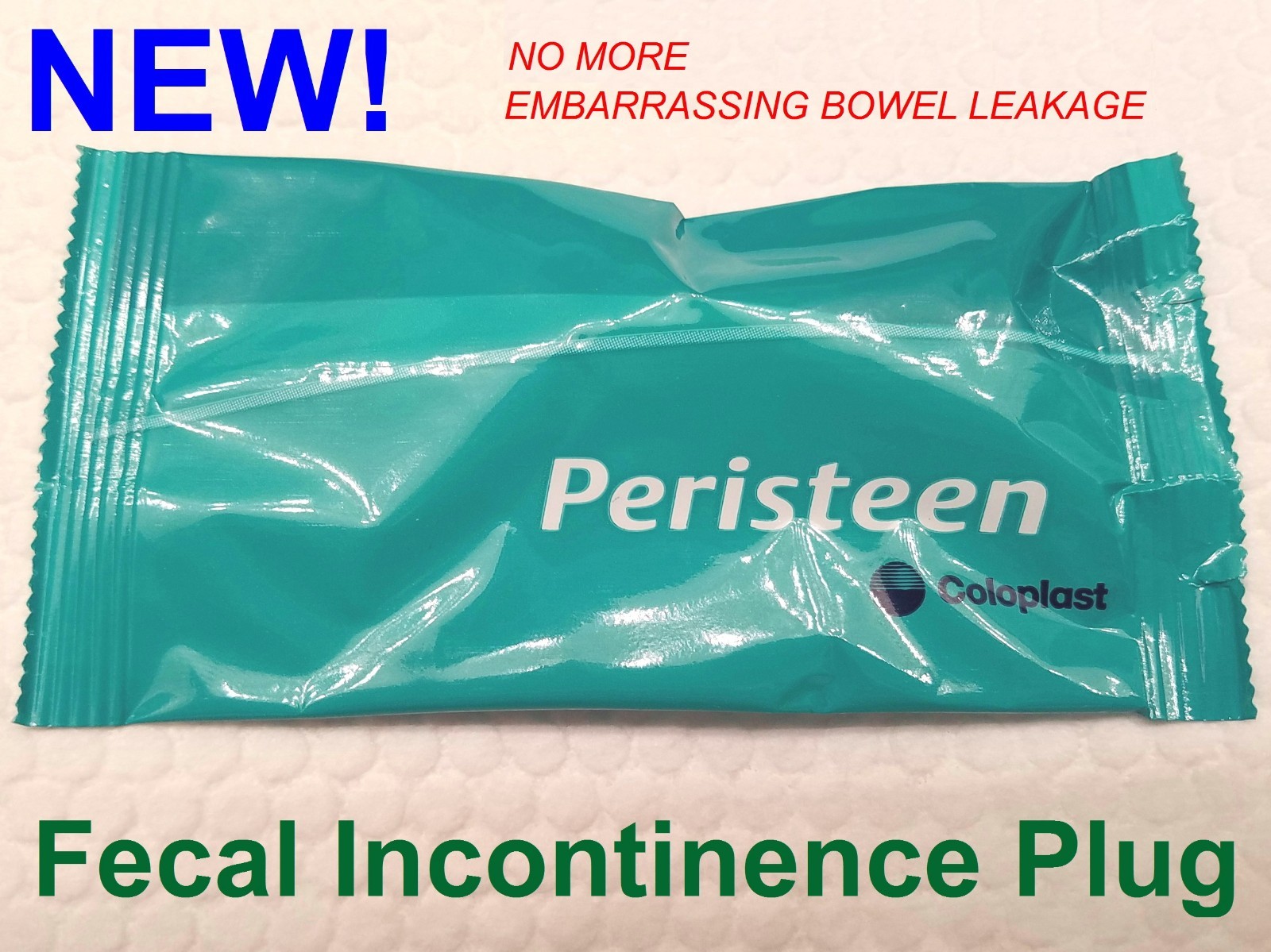 Peristeen Coloplast 1450 Rectal Plug Fecal Incontinence Tampon Insert Small 10pc
