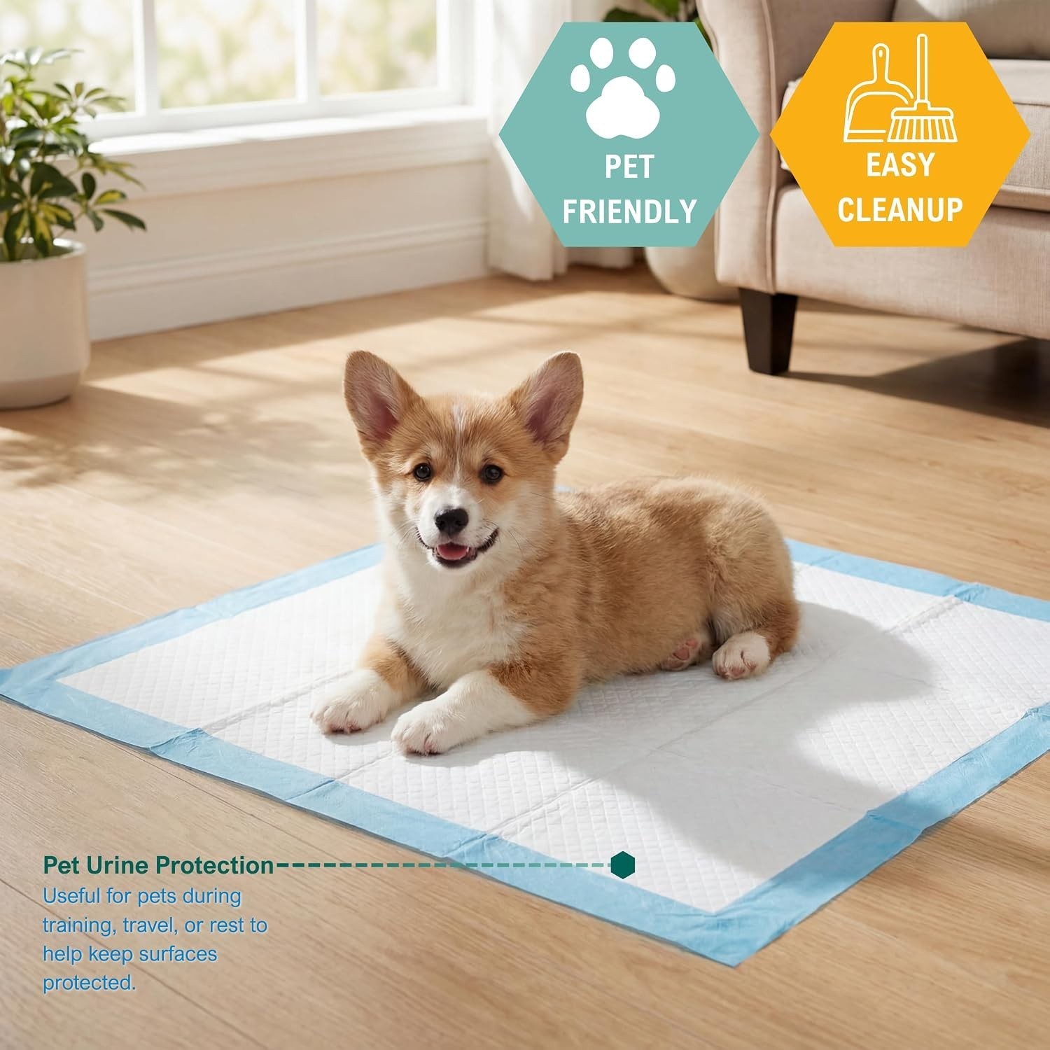 Incontinence Pads 17” x 24” Bed Covers Bulk Pack