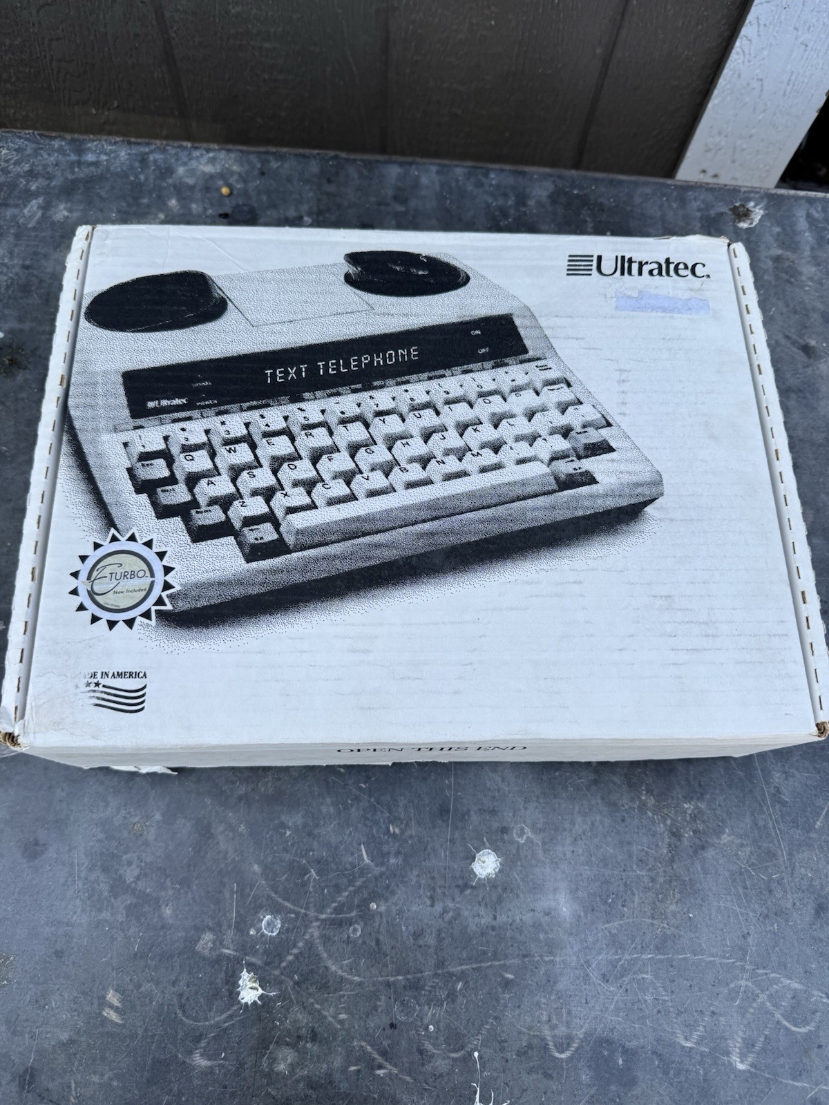 Ultratec Minicom 4 Turbo Text to Telephone Phone Hearing Impaired Announcer