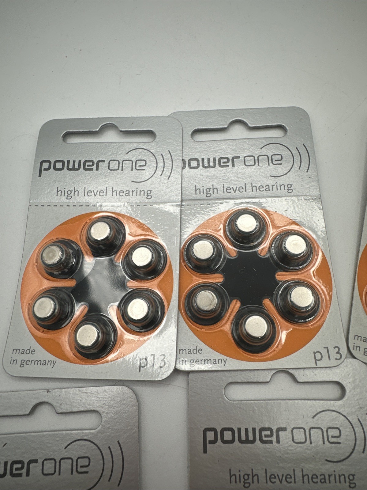 Power One – MERCURY FREE – PR48 P13 Hearing Aid Batteries (31 Pack) EXP 8/15