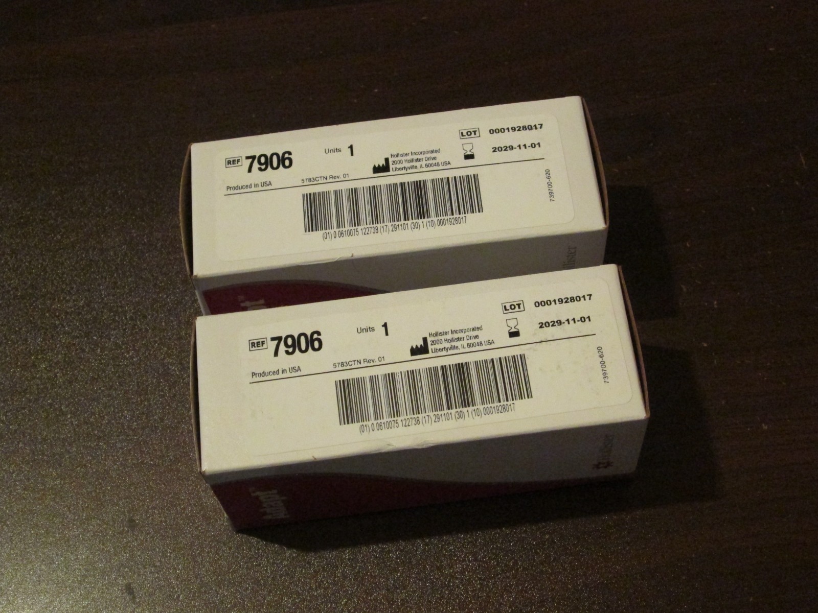 2 Hollister 7906 Adapt Stoma Powder 1 oz Bottles Made in USA Exp.2029-11-01