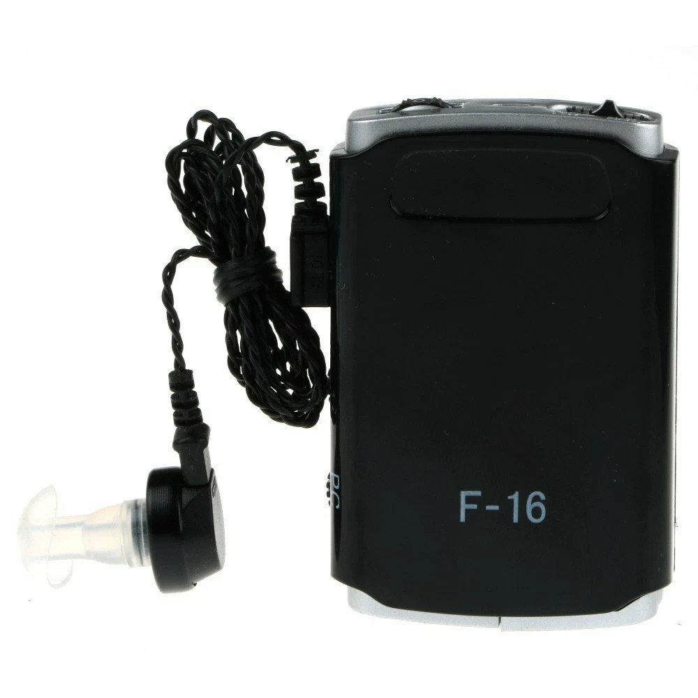 4 X Axon Hearing aids F-16 hearing aid sound amplifair Pocket model Free Ship