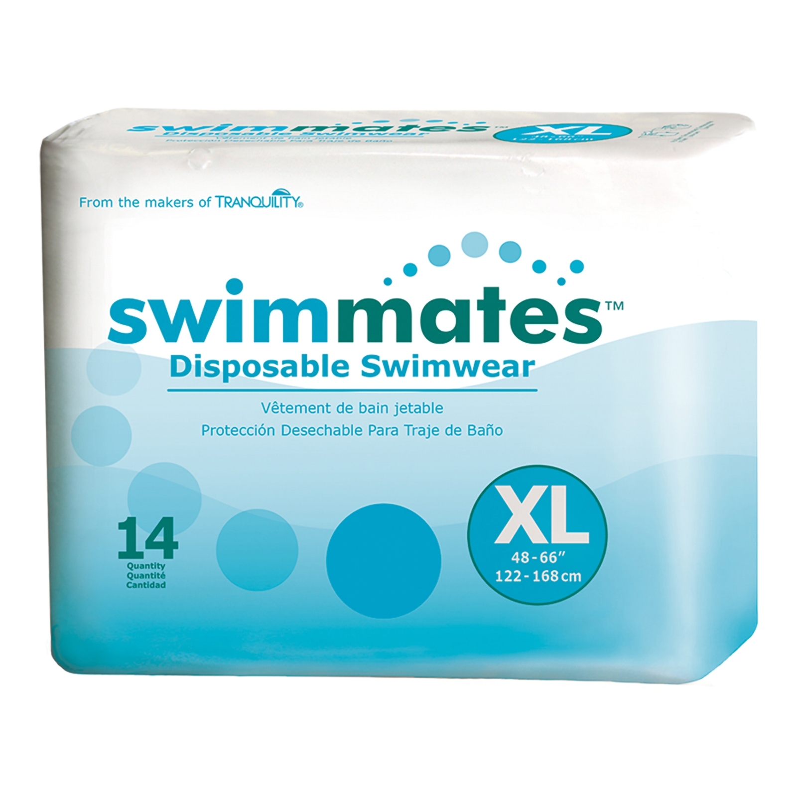Swimmates Bowel Containment Swim Brief XL Swim Pull On 2847 14 Ct