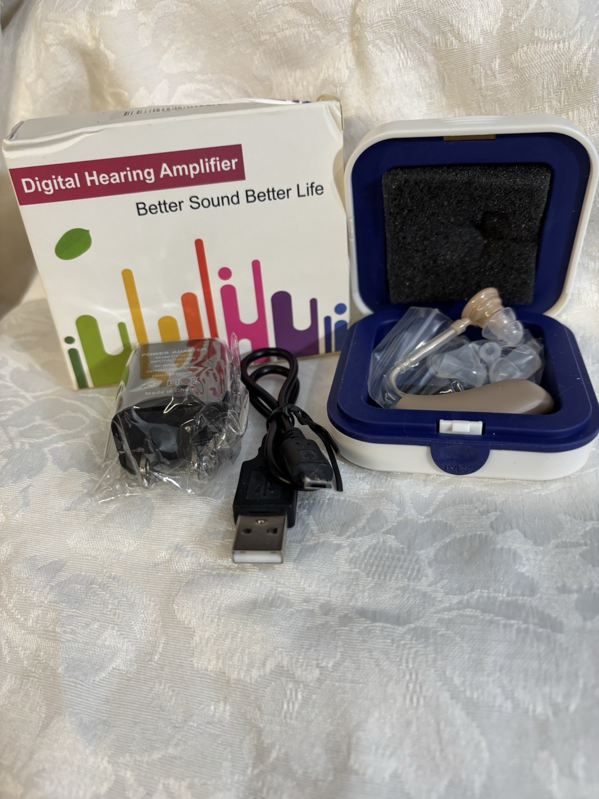Ear Hearing Amplifier, Set of 1, Rechargeable Digital Technology Brand New