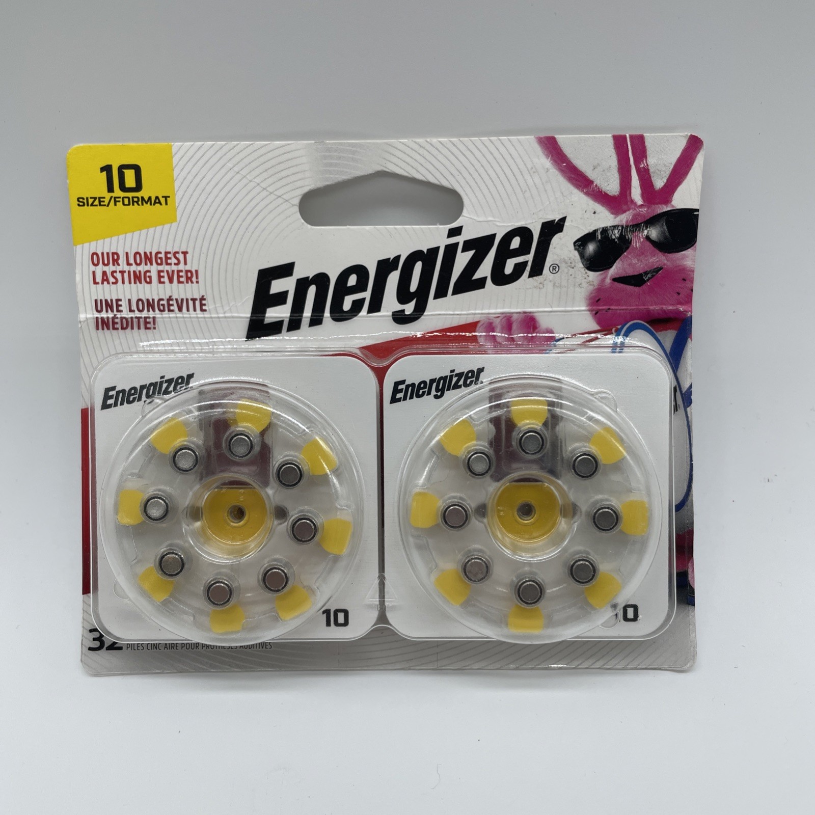 Energizer Size 10 Hearing Aid Batteries – Expires 04/27 – AZ10DP-32 – New