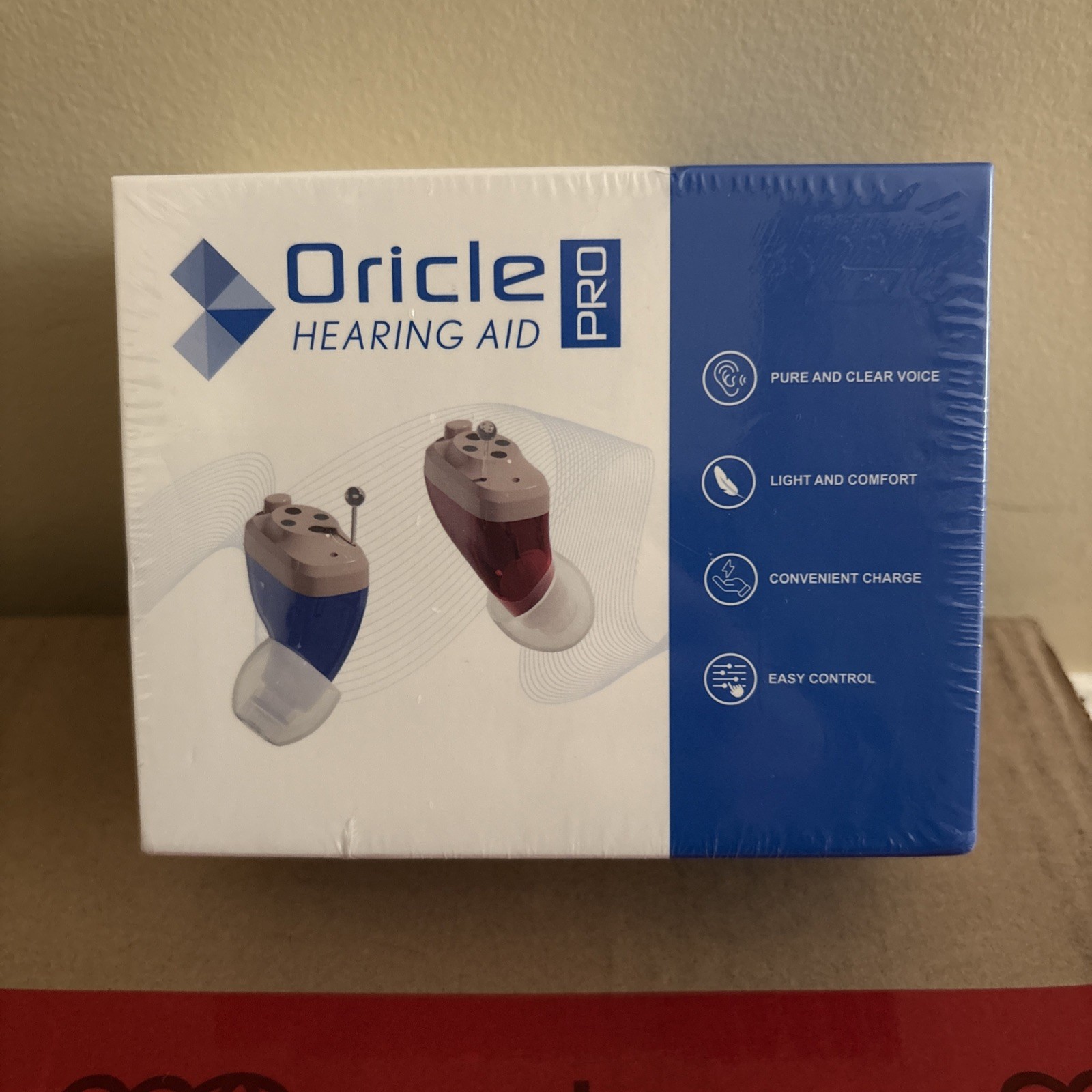 New ORICLE Hearing Aid PRO for Seniors 16 Channel 48 Hour Battery Case JH-A17BT