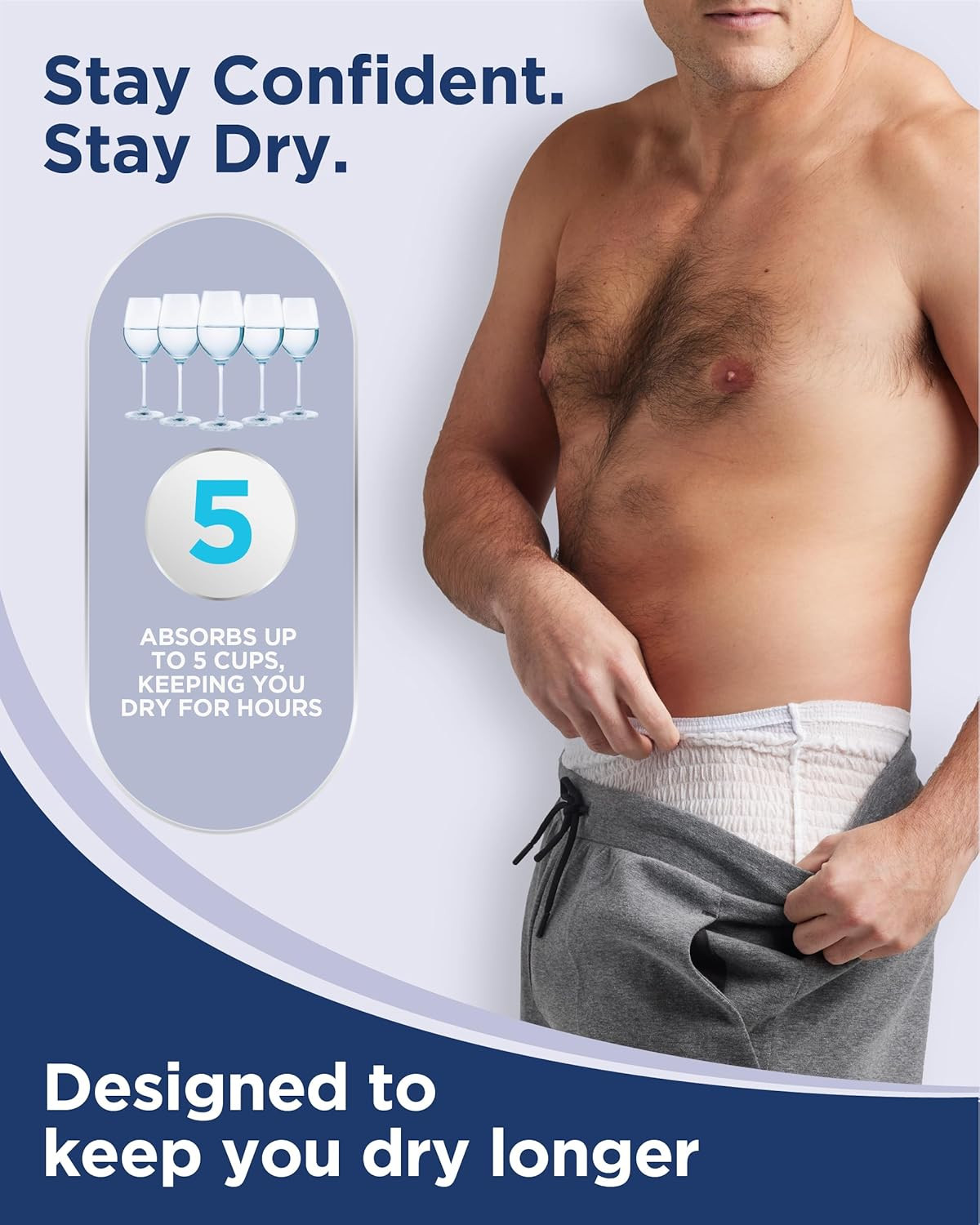 Freedom Plus 50 Pack 360 Essentials White Unisex Large Incontinence Underwear