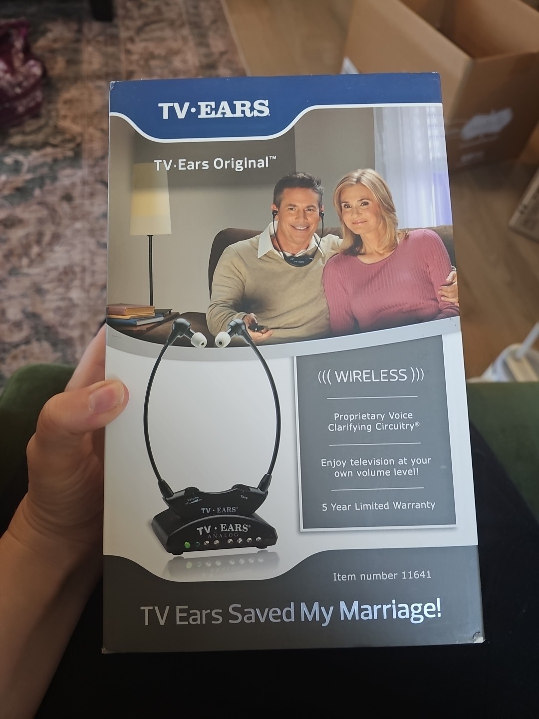 TV EARS 11741 Digital Wireless Voice Clarifying TV Listening W/ 2 Headsets