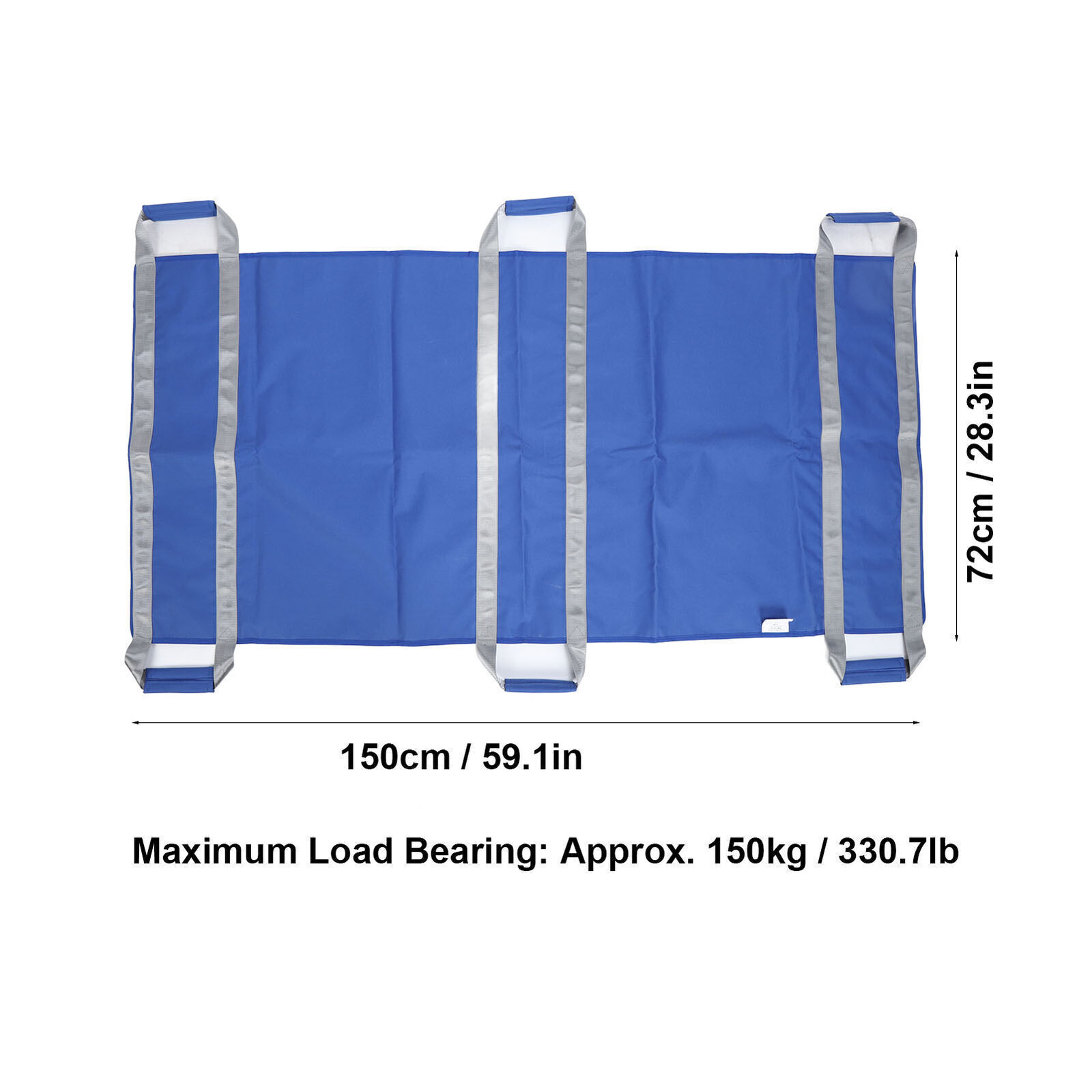 Patient Lift Transfer Sheet Soft Hospital Bed Positioning Pad with 6 Handles