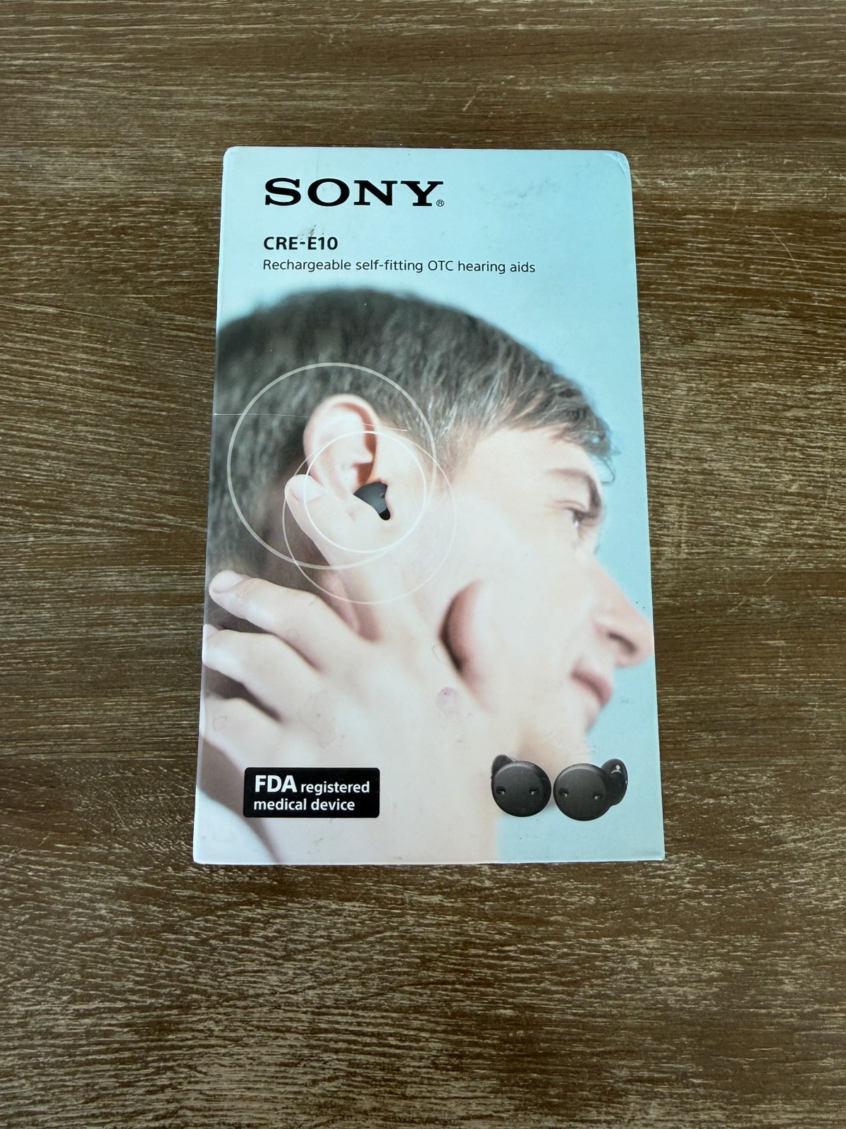 Sony CRE-E10 Self-Fitting OTC Hearing Aids – Black. Partially Tested. Read! ￼