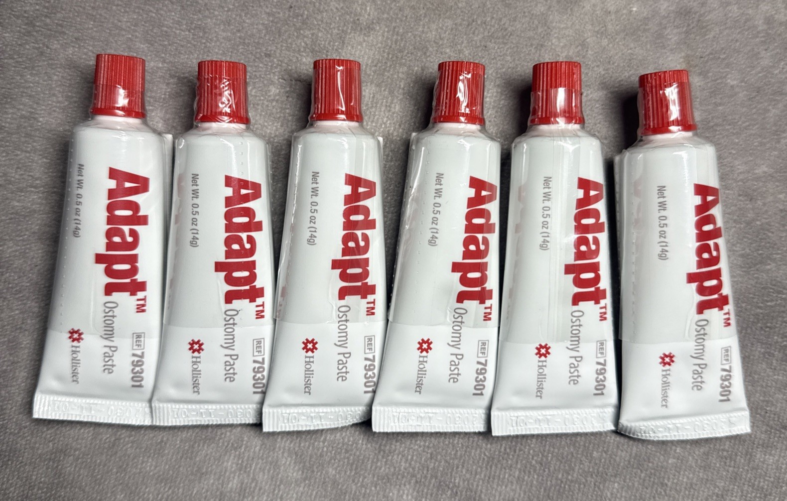 Hollister 79300 Adapt Stoma Paste .5 oz Tube Ostomy Skin Barrier Filler Lot of 6