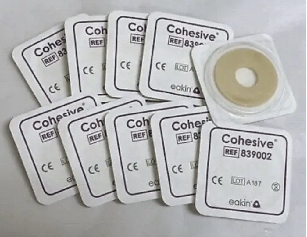 ConvaTec #839002 Eakin Cohesive Seals 2″ Moldable Rings Pack of 10 Rings