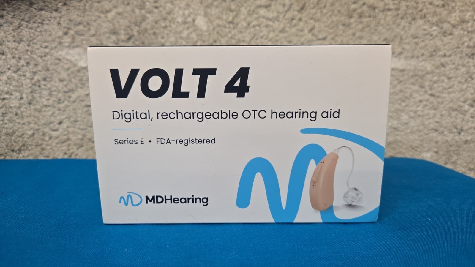 NIB MDHearing Volt 4 Digital Rechargeable OTC Hearing Aid Series E – Free Ship!
