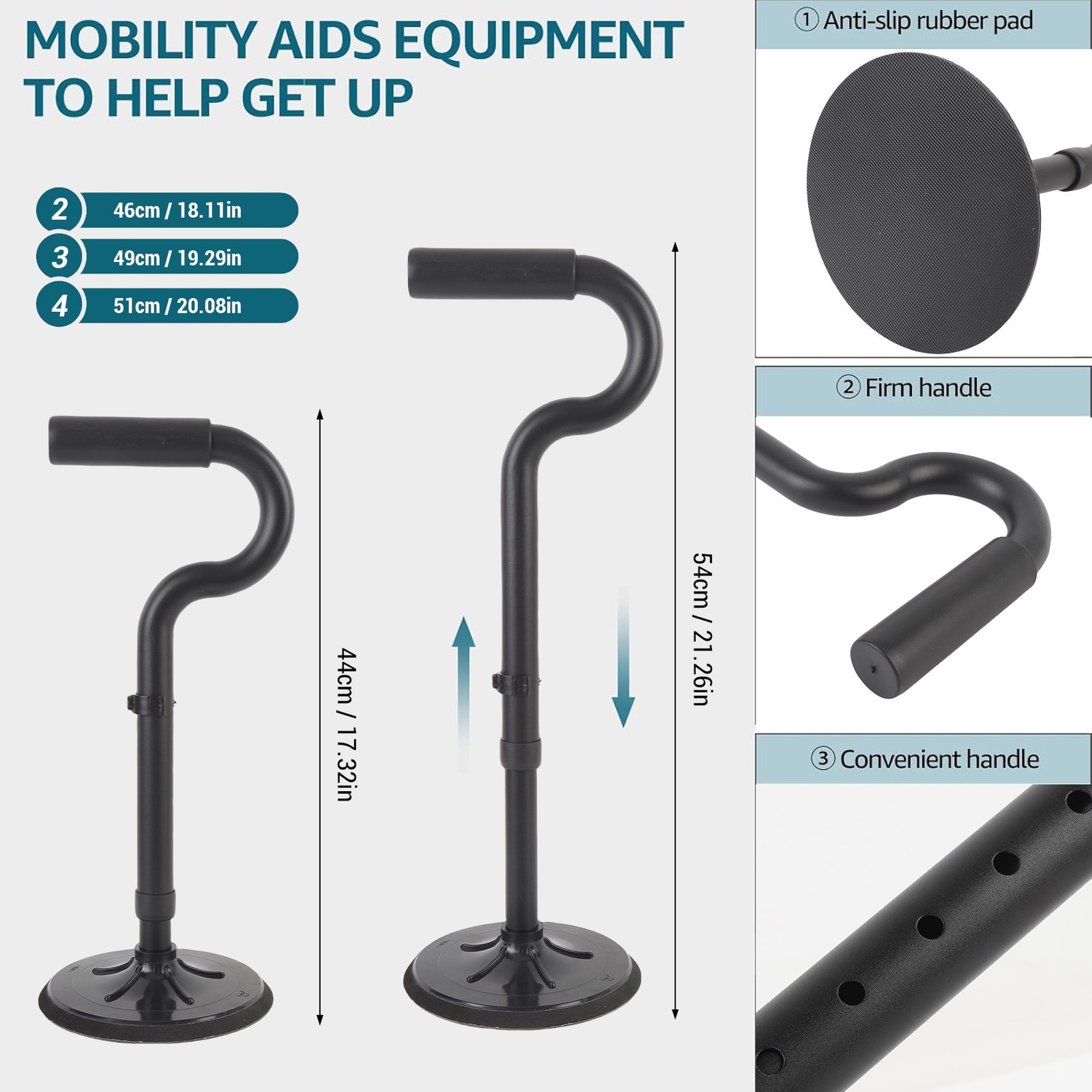 Mobility Tool Standing Aid Device Help Get Up From Floor Standing Aid Support