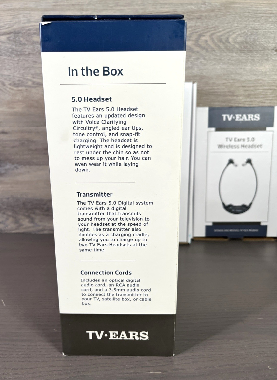 TV Ears 5.0 Digital Wireless Headset System w 2 Headsets 11741
