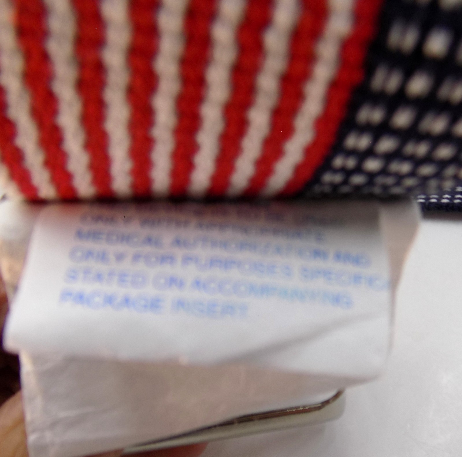 Skil Care Gait Transfer Belt 2X60 In Quick Release DELRIN Buckle Strap Patriotic
