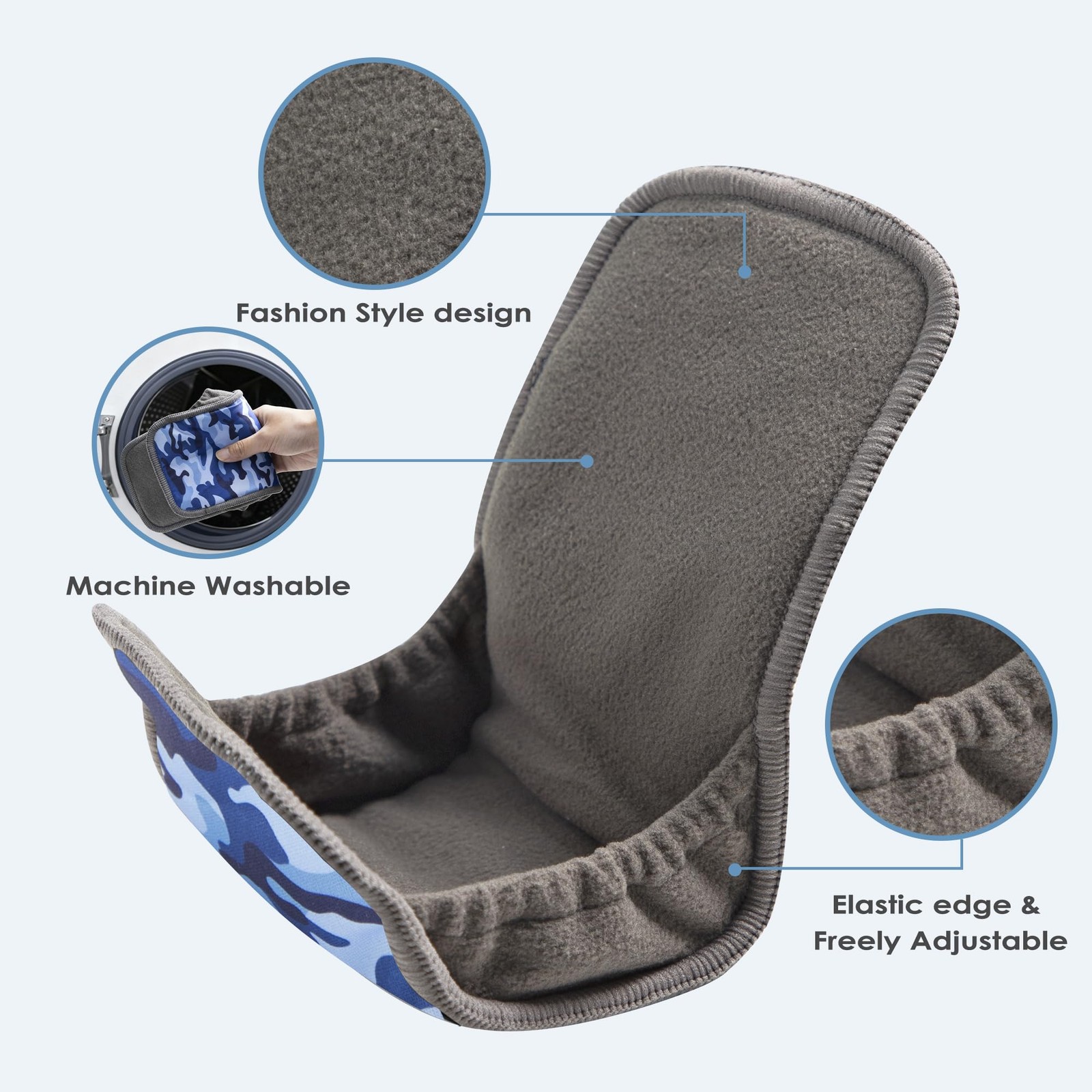 Reusable Incontinence Pads for Mens – 2 Packs Washable Highly Absorbent Incon…