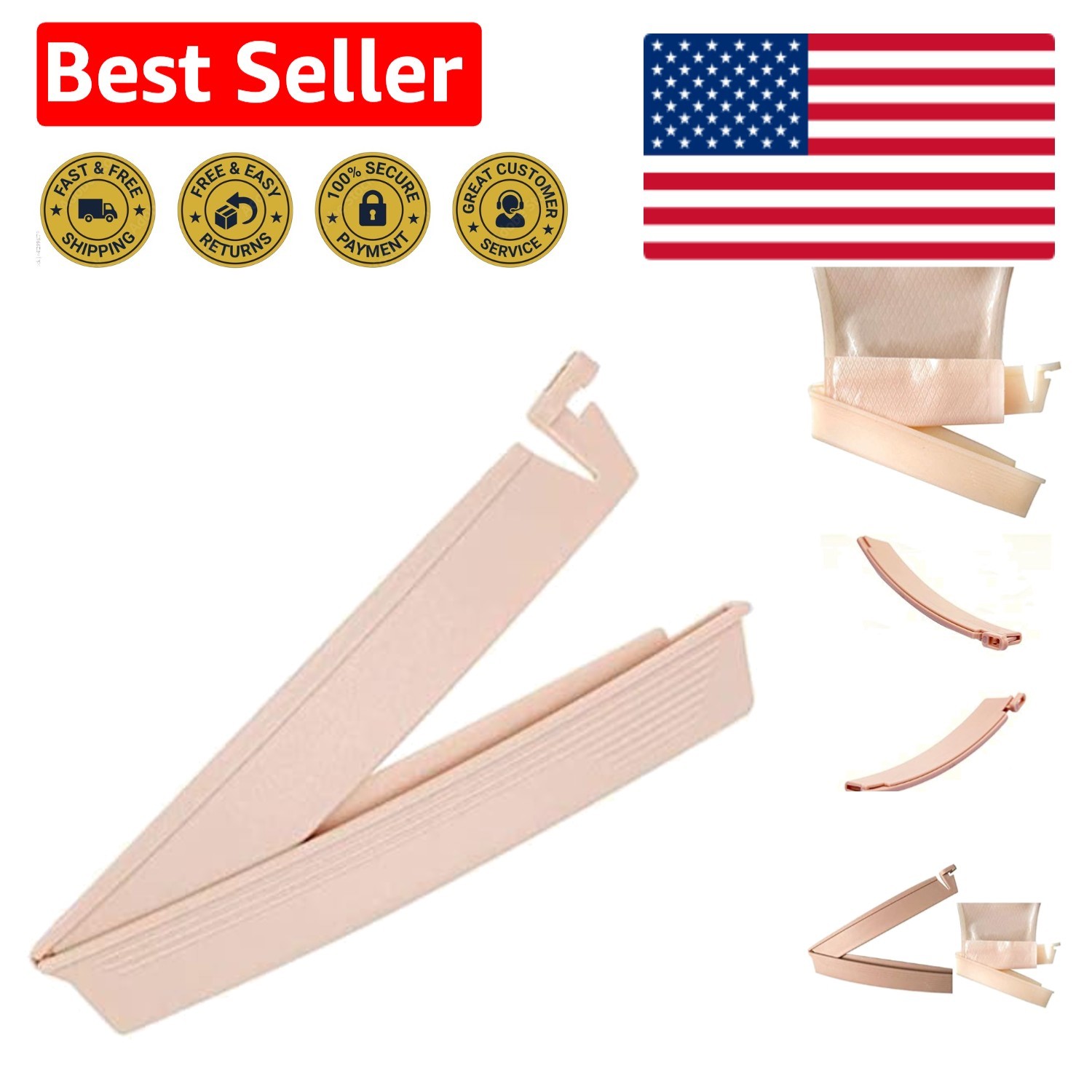 Discreet Ostomy Bag Clips – 2 Pack Drainable Pouch Clamps for Everyday Comfort