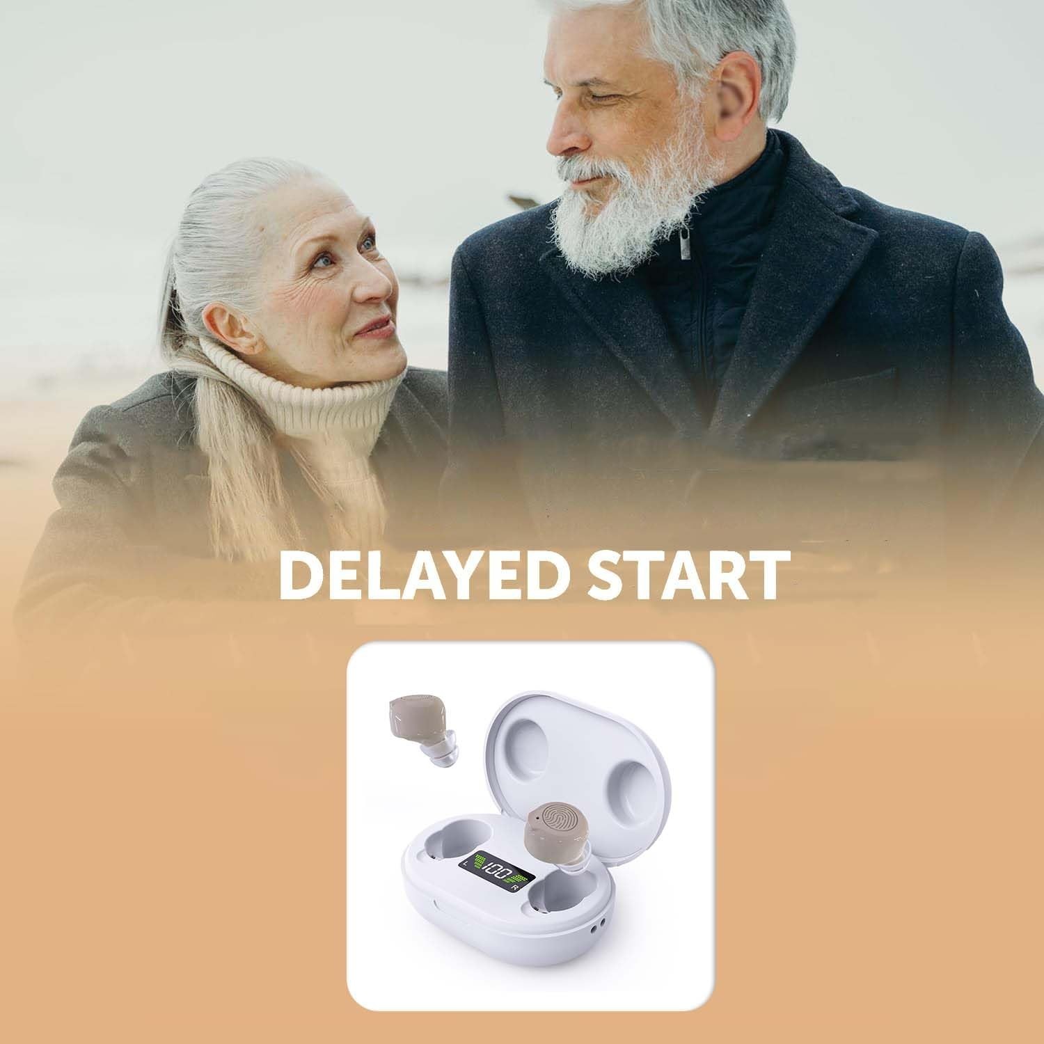 Digital Hearing Aids Rechargeable – ITE Hearing Amplifier Set and Sound Assist
