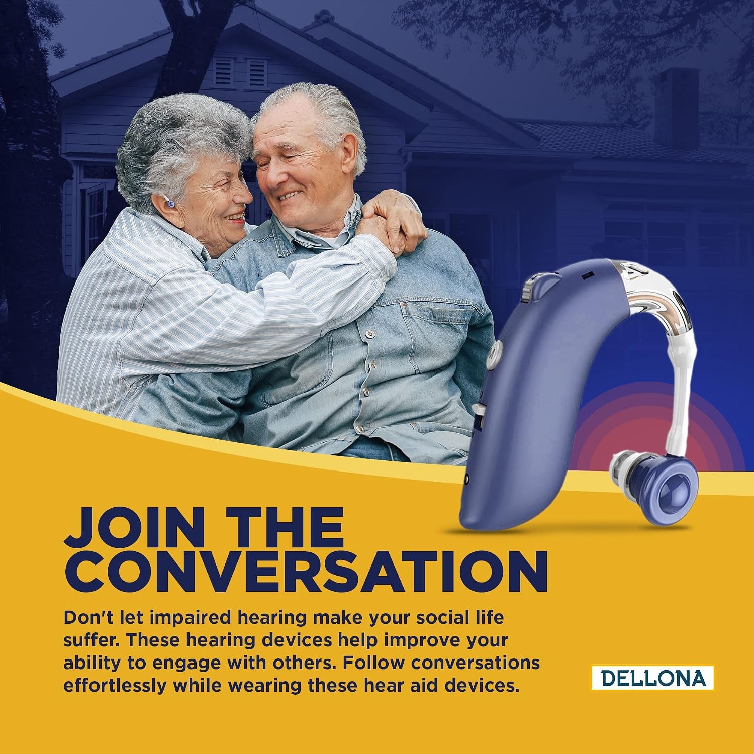 High-Performance Hearing Aids for Seniors, OTC Rechargeable Hearing Aid for Peop