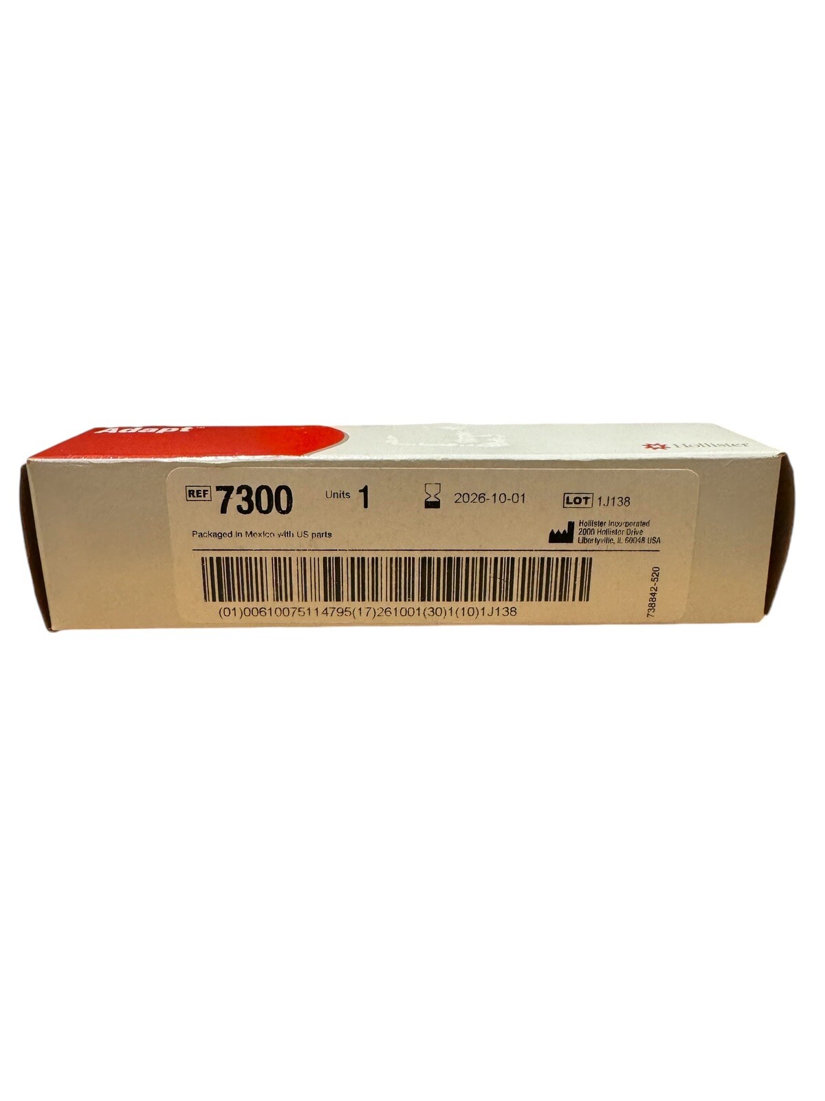 1 Hollister 7300 Adapt Belts 23″-43” Beige Exp 2026-10-01