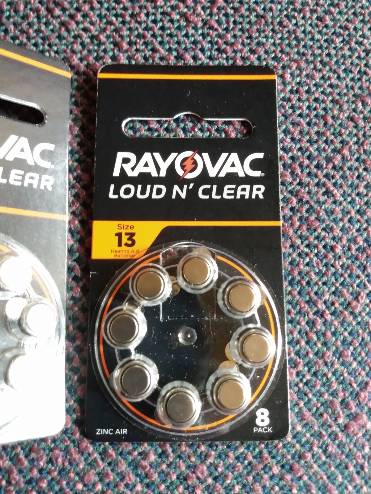Huge lot of rayovac & power one p 13 hearing aid batteries 276 cells Exp2024/25