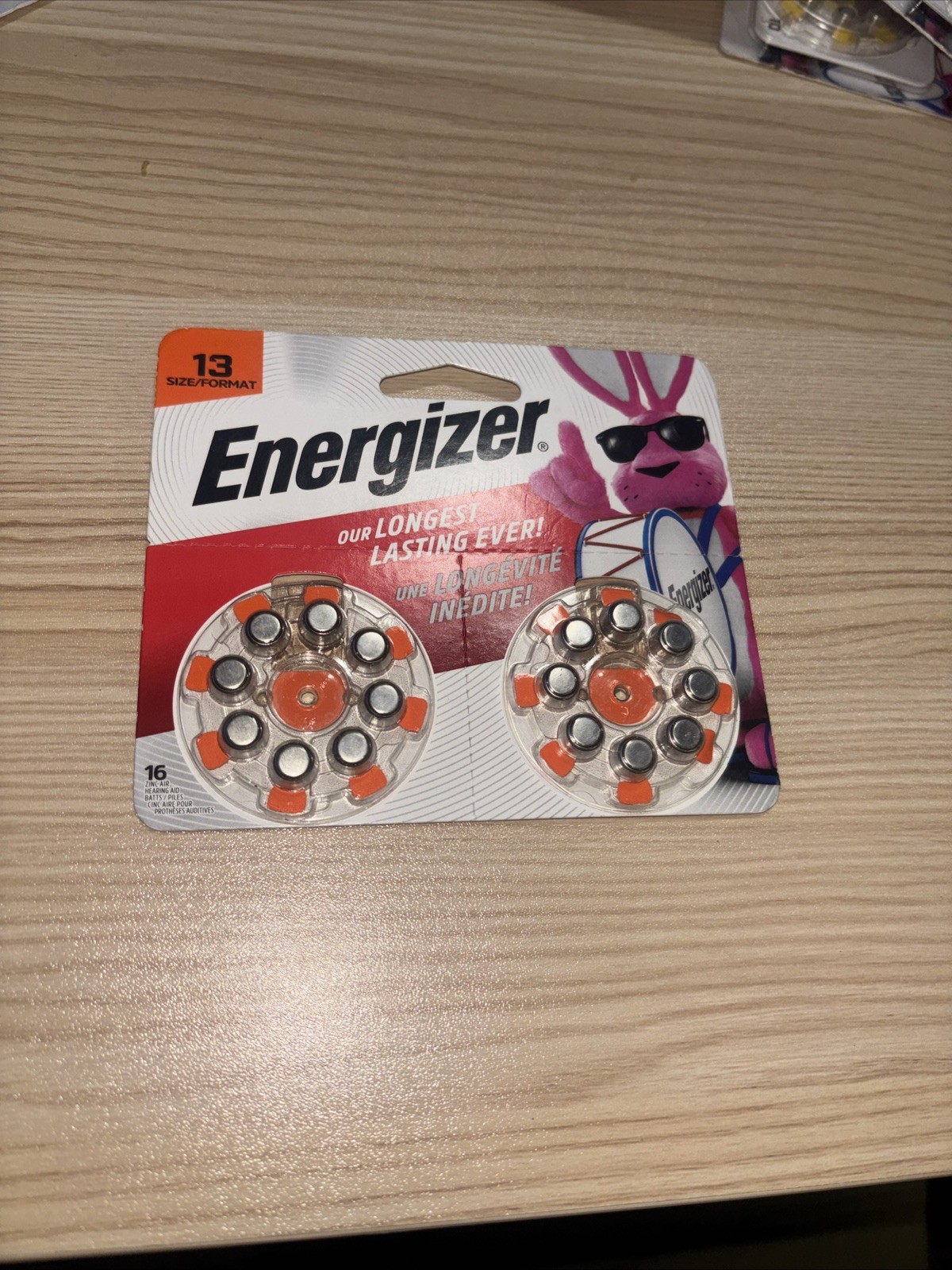 Energizer Size 13 Hearing Aid Batteries – NEW 16 Batteries (160)