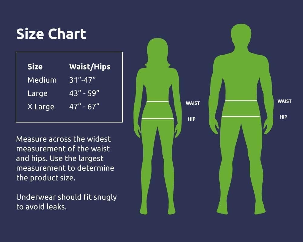 UnderX Disposable Tabbed Briefs Adult Diapers-Absorbent Incontinence Underwear