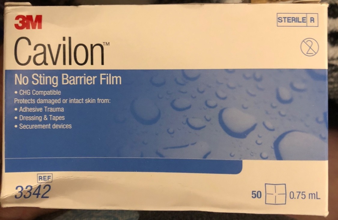 50 Ct 3M Cavilon No Sting Barrier Film .75ml Wipes REF 3342 One Box of 50