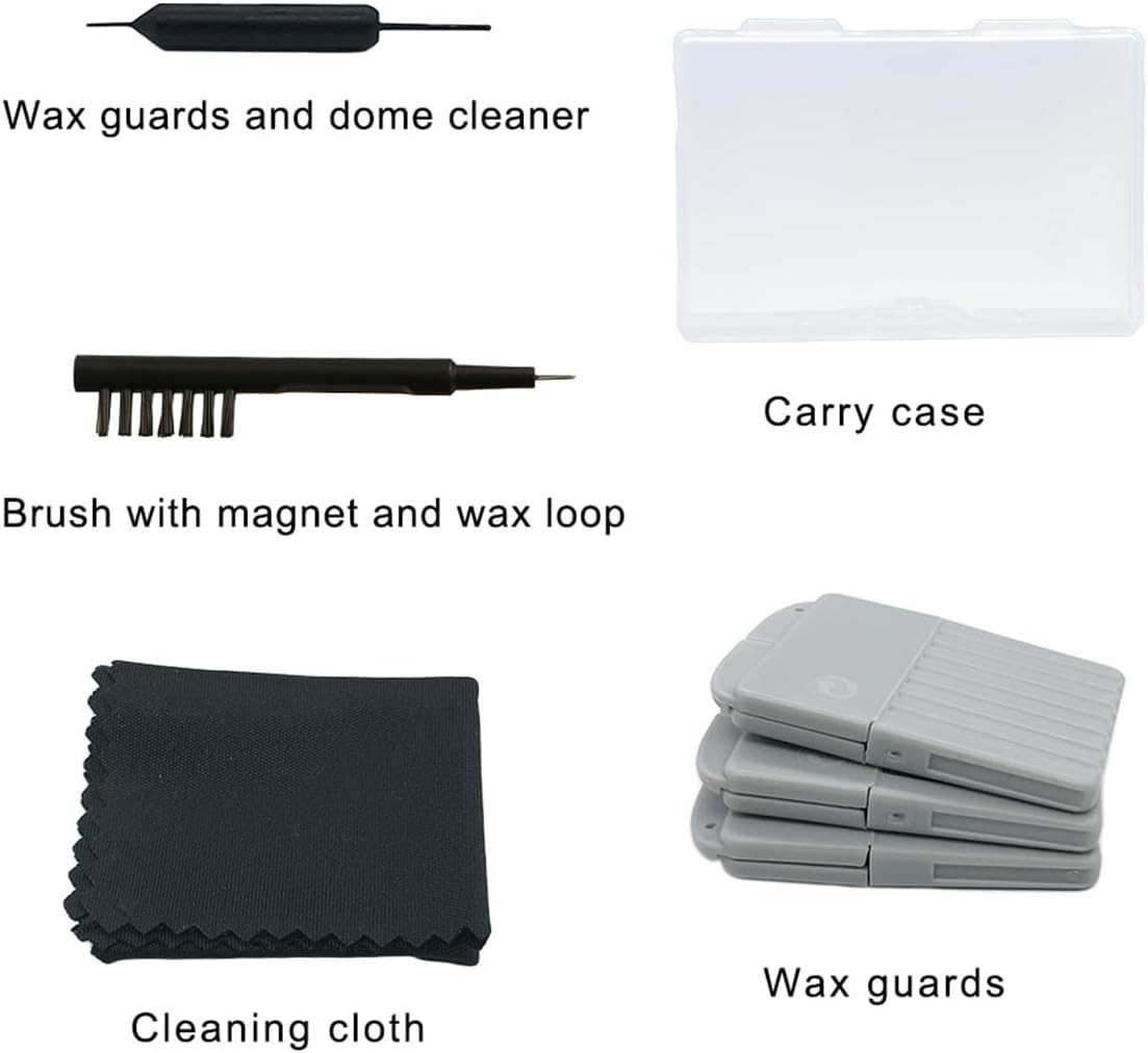 Professional Hearing Aid Cleaning Kit: Wax Guards & Dual-End Tool Set – 3 Packs