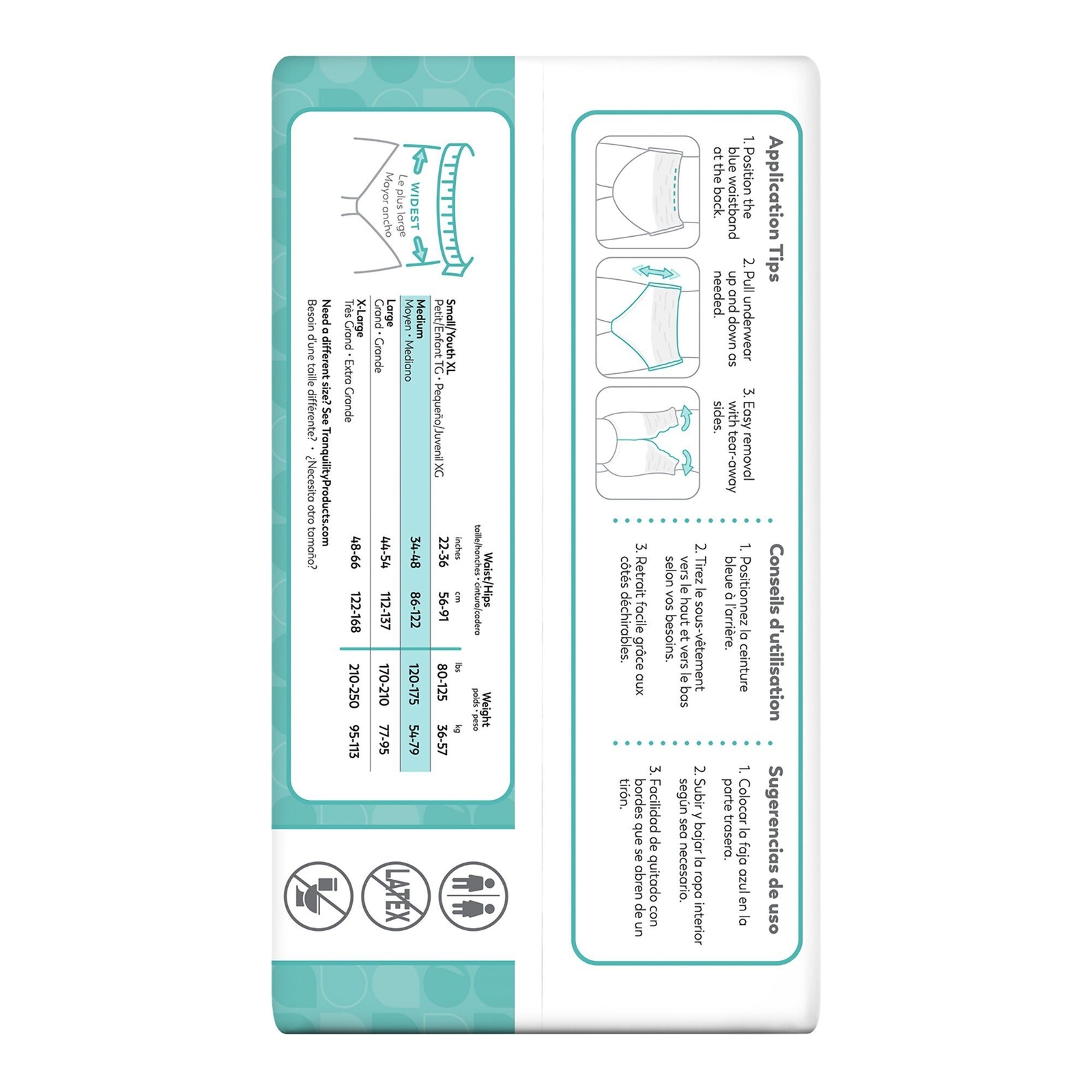 ComfortCare Absorbent Underwear, Medium (BG/25)