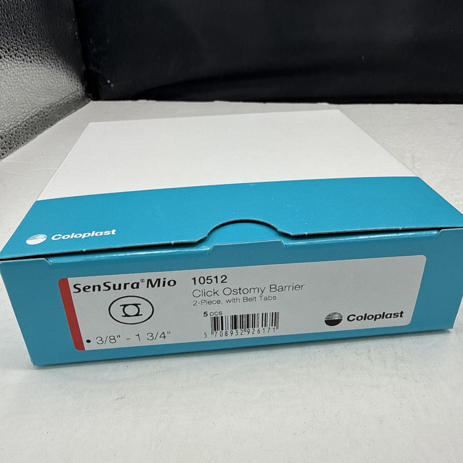 5 Coloplast 10512 Sensura Mio Click 3/8″ to 1-3/4″ CTF Opening Exp.2027