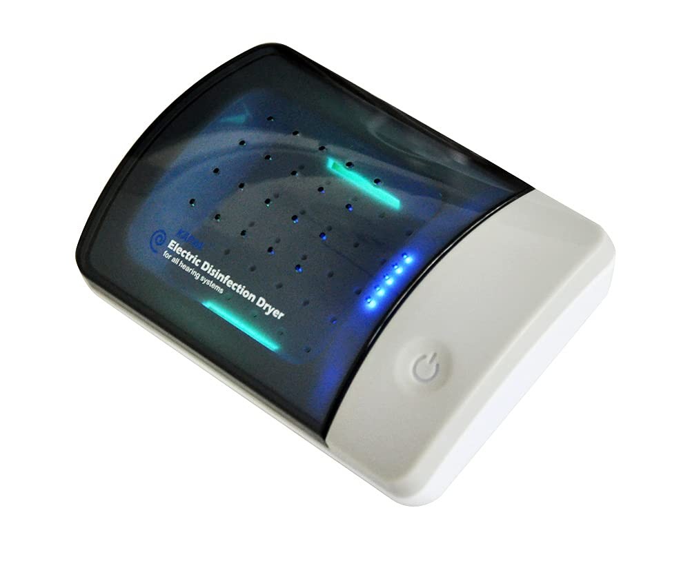 Kapak Hearing Aid Dryer and Dehumidifier with UV Light and USB Mains Power