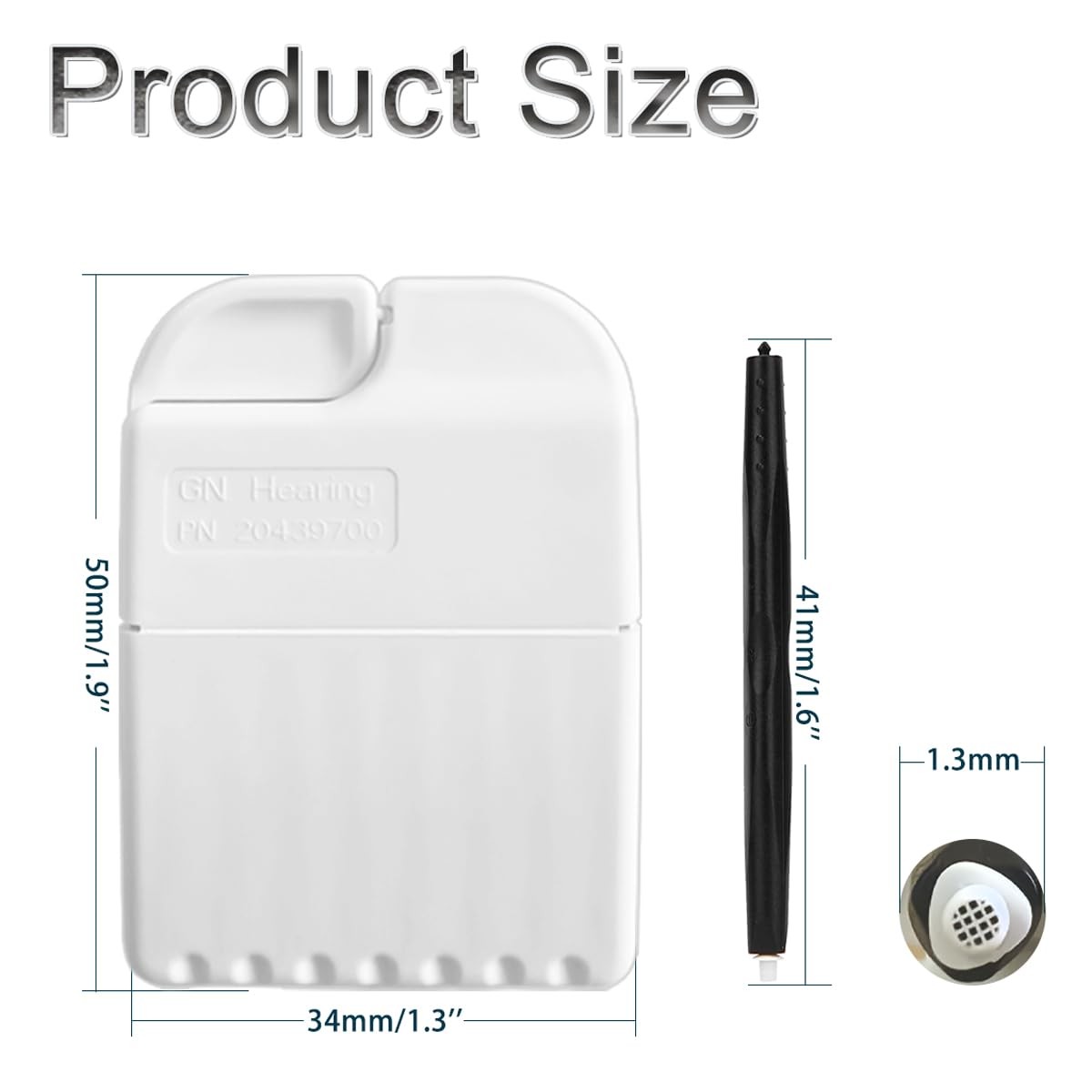Wax Guards for Hearing Aids – 5 Packs (40 Filters) Compatible with Major Brands