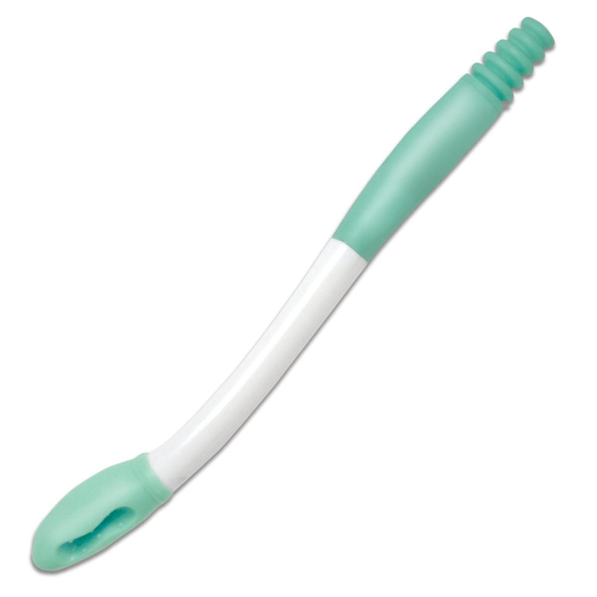 Jobar Long Reach Comfort Wipe, White & Teal 1 Count (Pack of 1), &