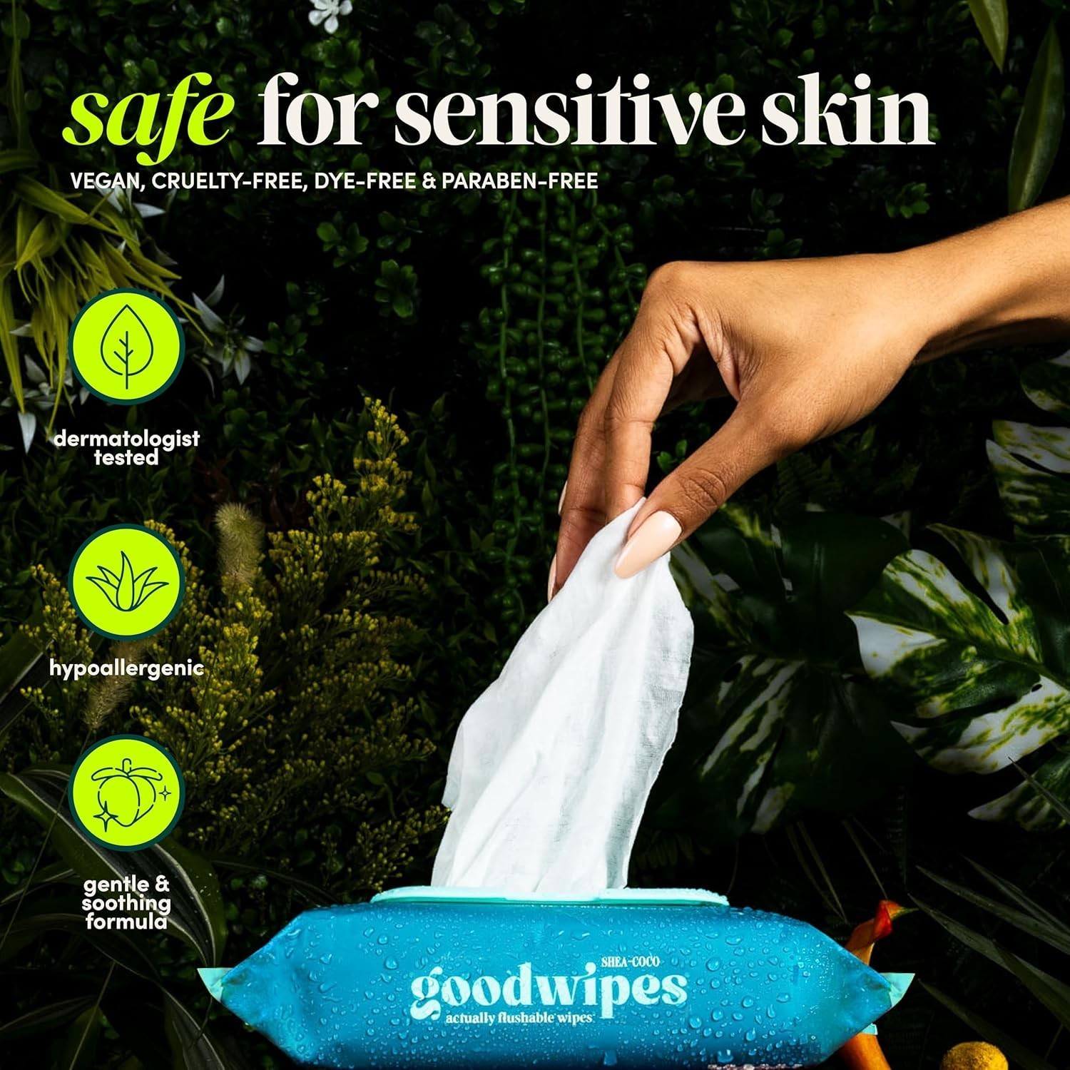 Flushable Butt Wipes – Extra Large Adult Wet Wipes For Women & Men – Bathroom…