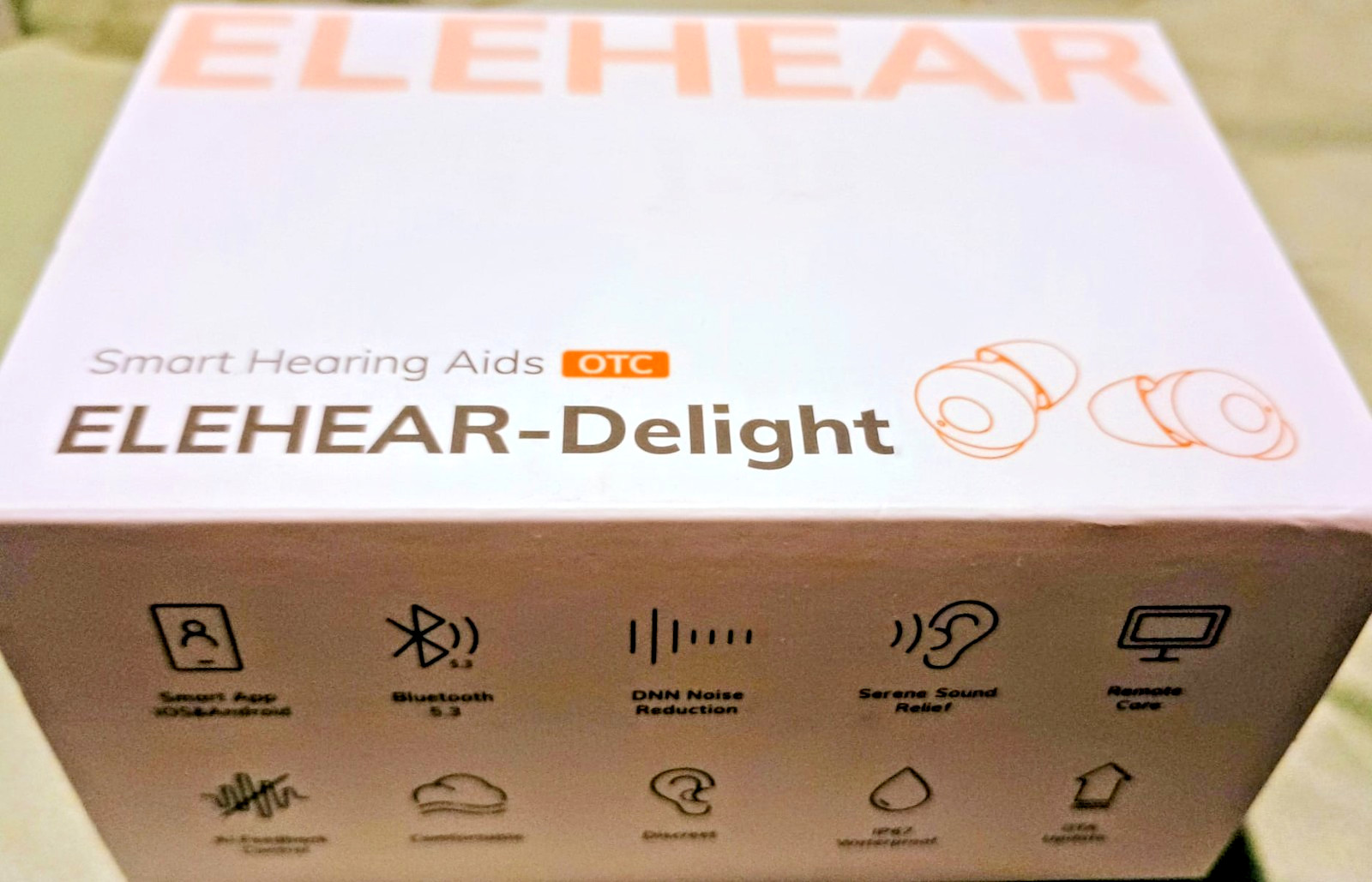 New ELEHEAR Delight OTC Hearing Aids Bluetooth 5.3 App Control Noise Reduction